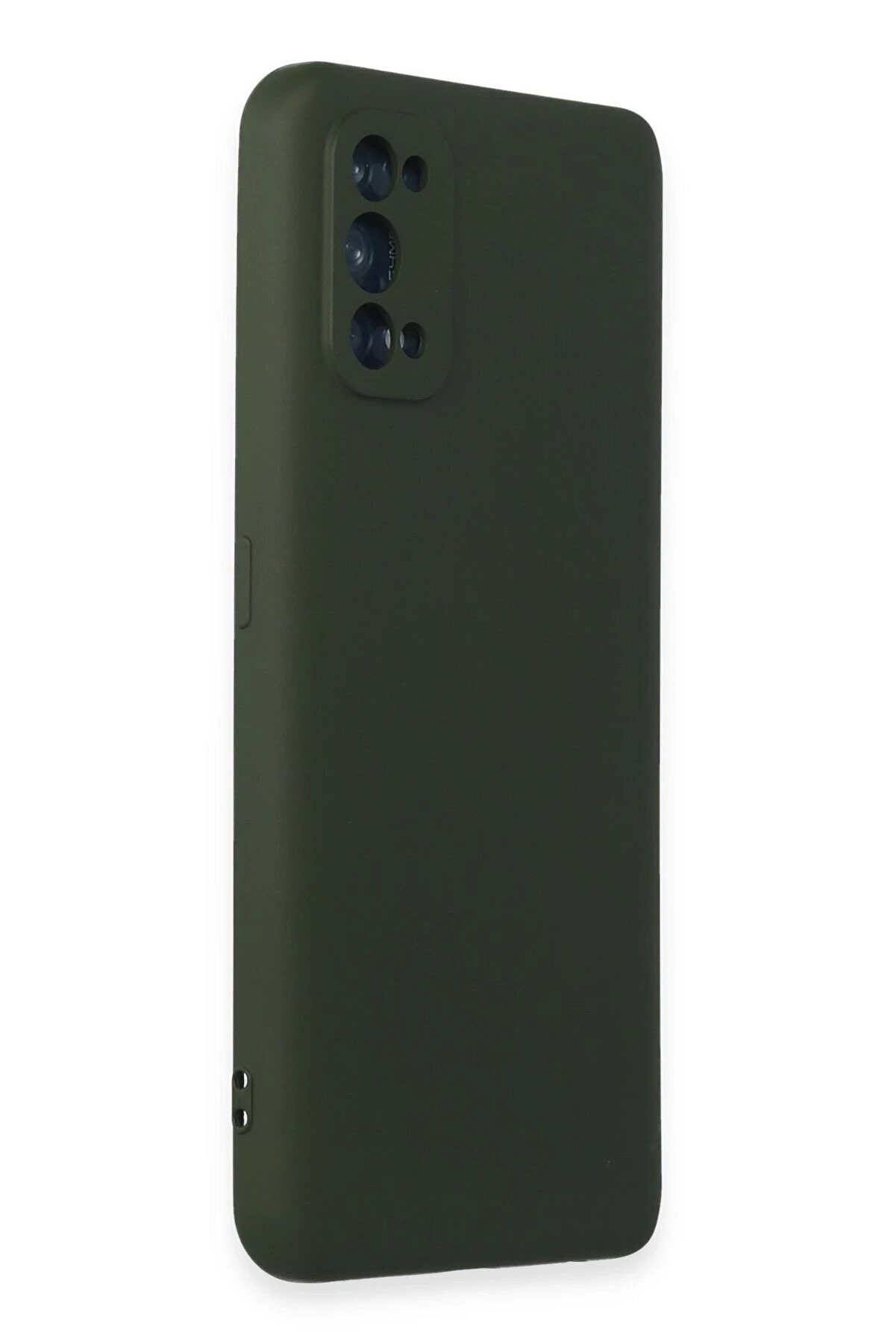 Realme 7 Pro Kılıf Nano İçi̇ Kadi̇fe Si̇li̇kon - Koyu Yeşi̇l - Dropx6246-3647