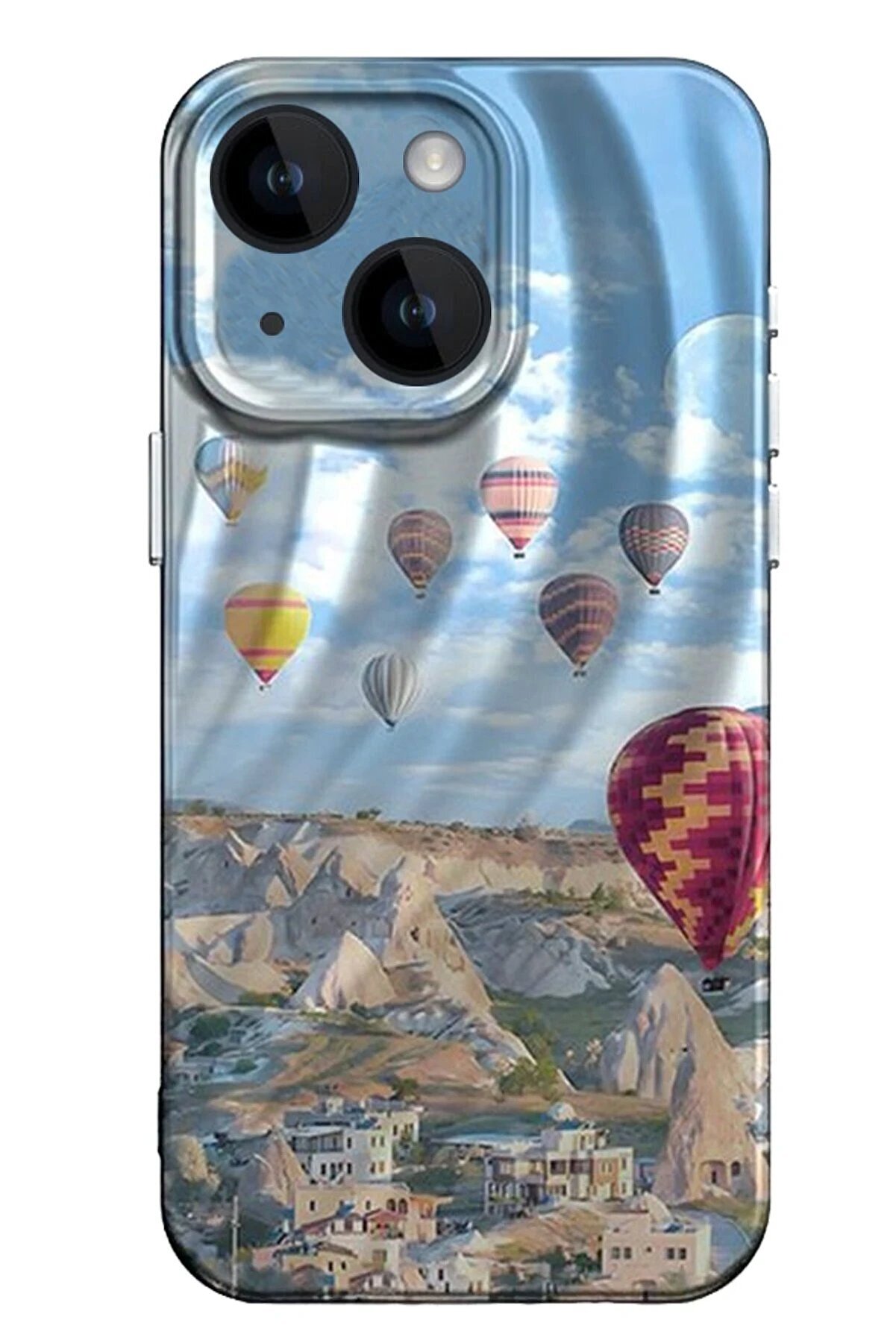 CepteToptan iPhone 15 Kılıf Crew Desenli Kapak - Kapadokya - DROPX7532-5438