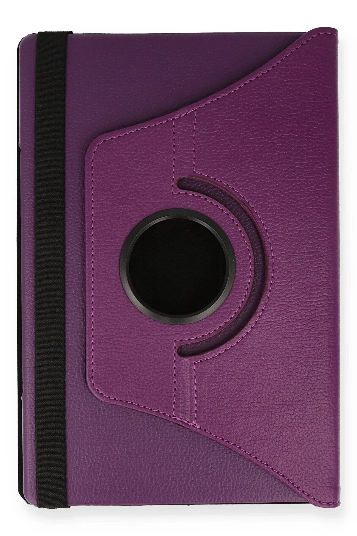 M10 Fhd Plus X606F Kılıf 360 Tablet Deri̇ Kılıf - Mürdüm - Dropx7318-2362