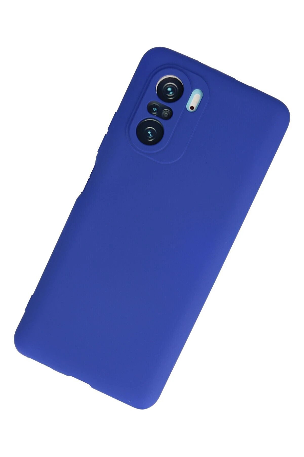 Xi̇aomi̇ Poco F3 Kılıf Fi̇rst Si̇li̇kon - Laci̇vert - Dropx2079-7325