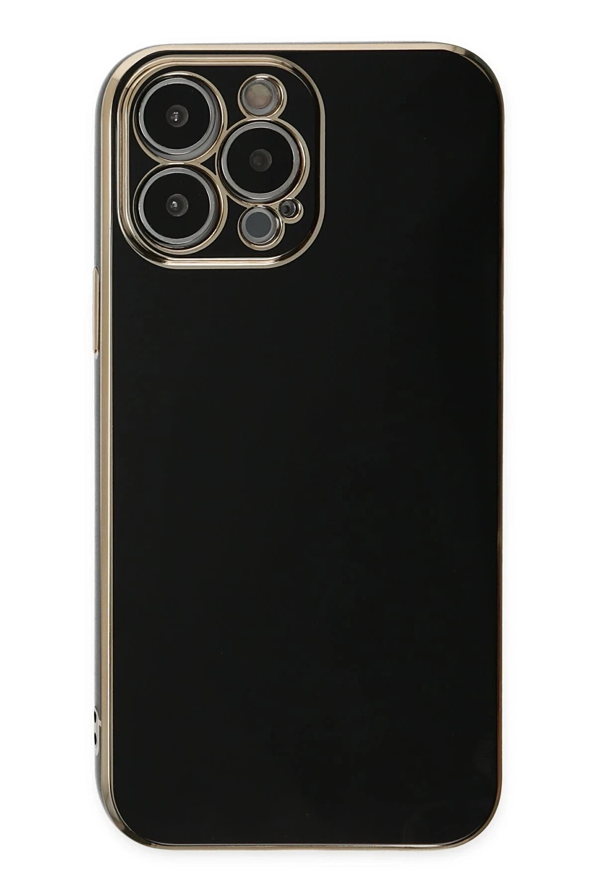 İphone 14 Pro Max Kılıf Volet Si̇li̇kon - Si̇yah - Dropx7806-4340