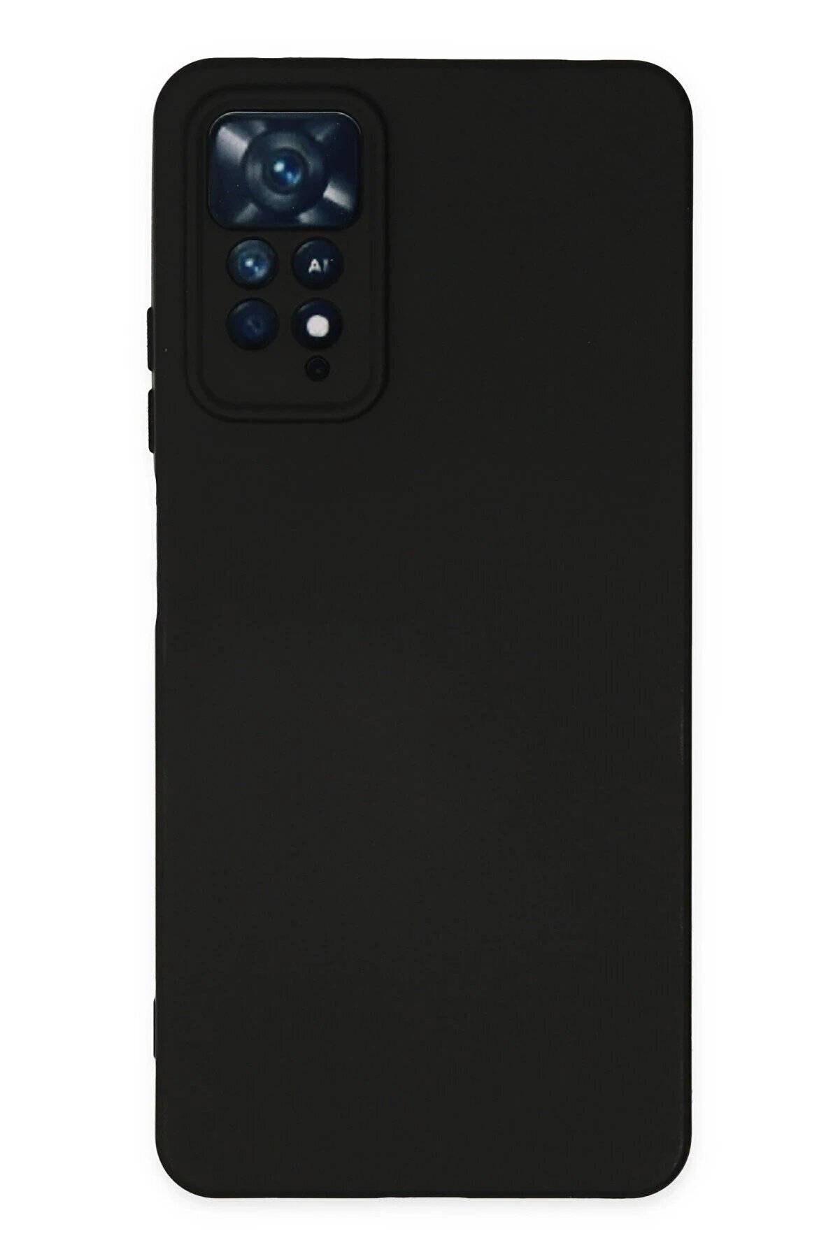 CepteToptan Xiaomi Redmi Note 11 Pro Kılıf Nano içi Kadife Silikon - Siyah - DROPX6943-5066