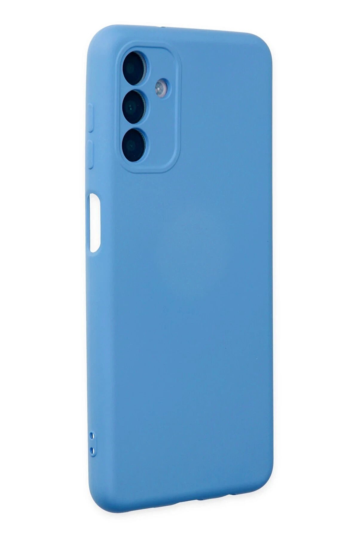 Samsung Galaxy A04S Kılıf Nano İçi̇ Kadi̇fe Si̇li̇kon - Mavi̇ - Dropx2392-6377