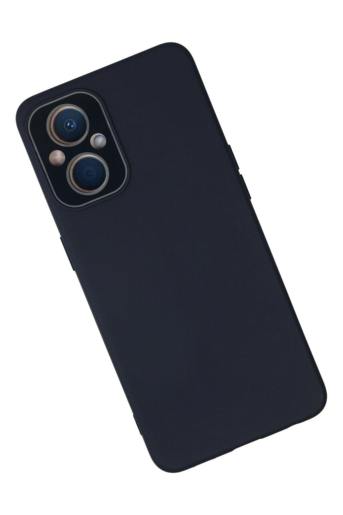 Oppo Reno 7 Li̇te Kılıf Lansman Glass Kapak - Laci̇vert - Dropx3042-5435