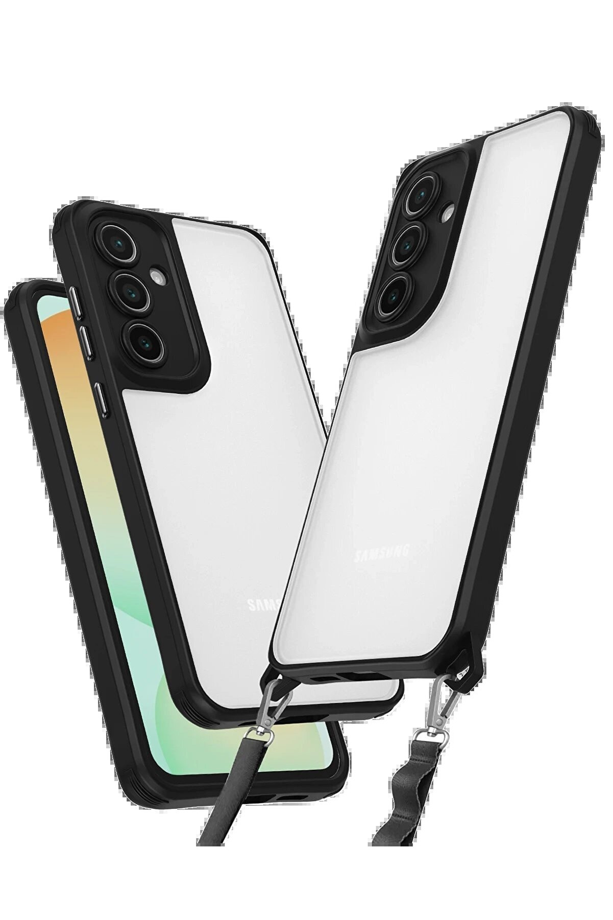 CepteToptan Samsung Galaxy A25 5G Kılıf Penta Silikon Kılıf - Siyah - DROPX4275-9447