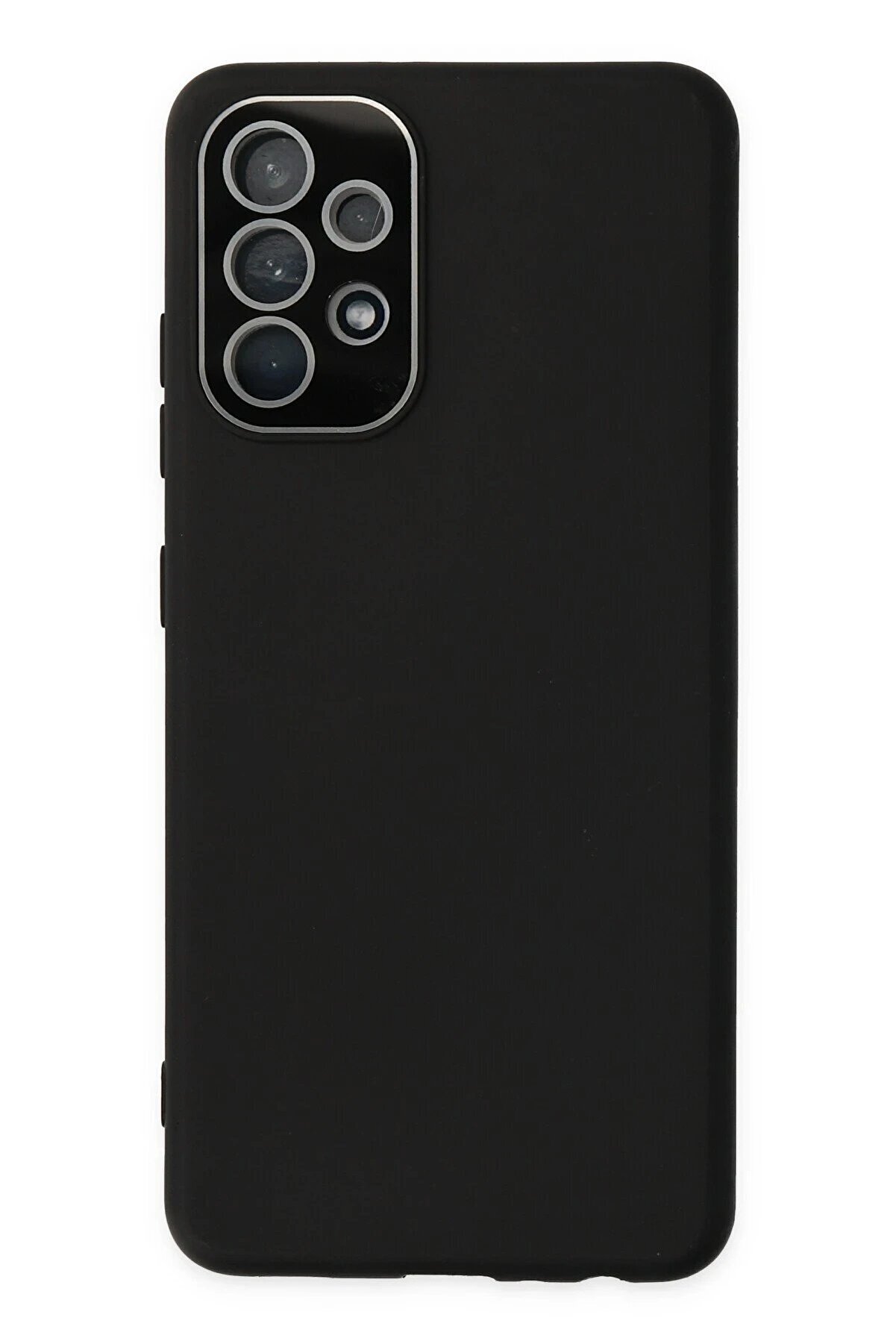 CepteToptan Samsung Galaxy A33 5G Kılıf Lansman Glass Kapak - Siyah - DROPX4746-8173