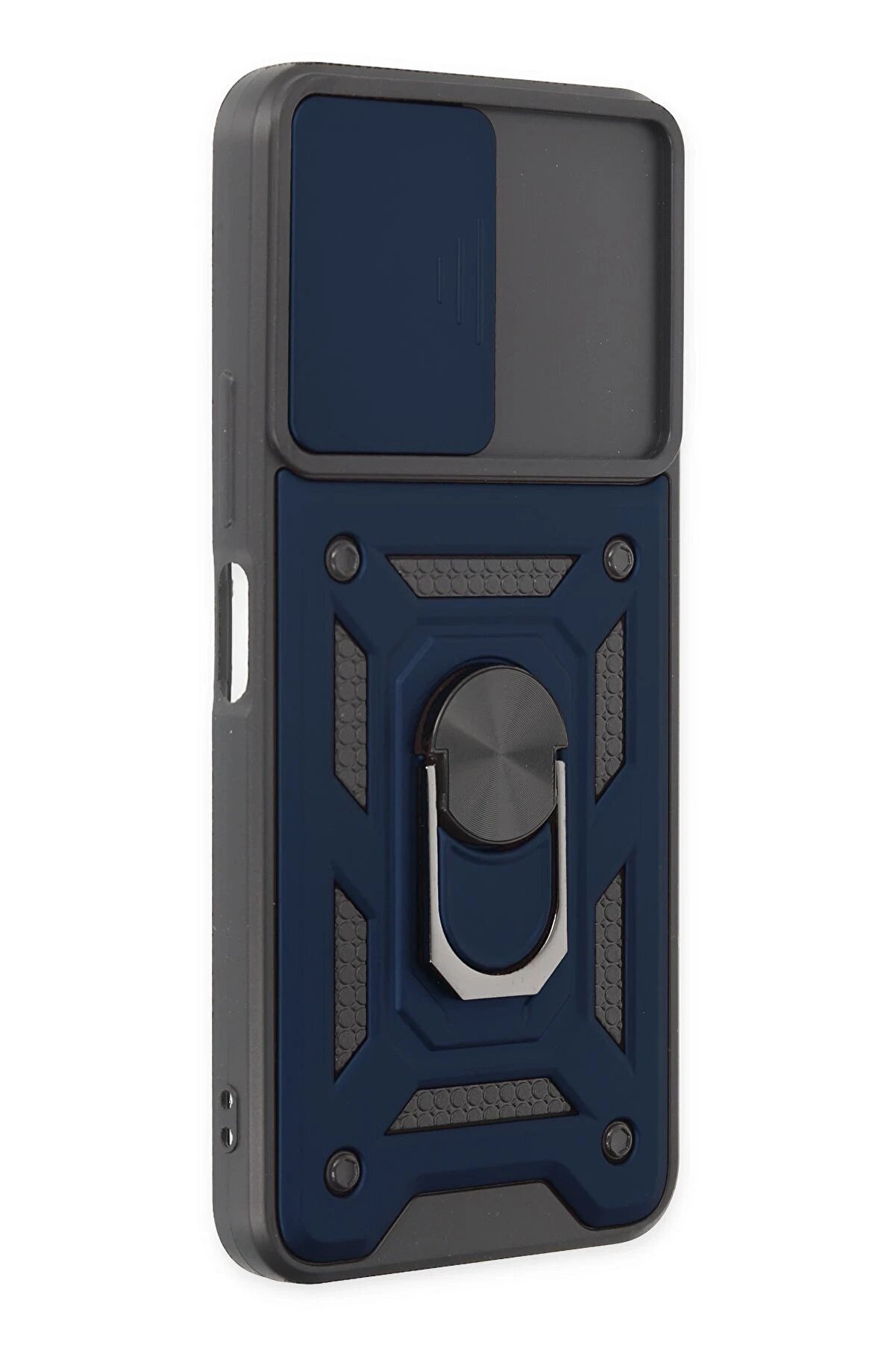 Vi̇vo Y16 Kılıf Pars Lens Yüzüklü Si̇li̇kon - Laci̇vert - Dropx2146-6232