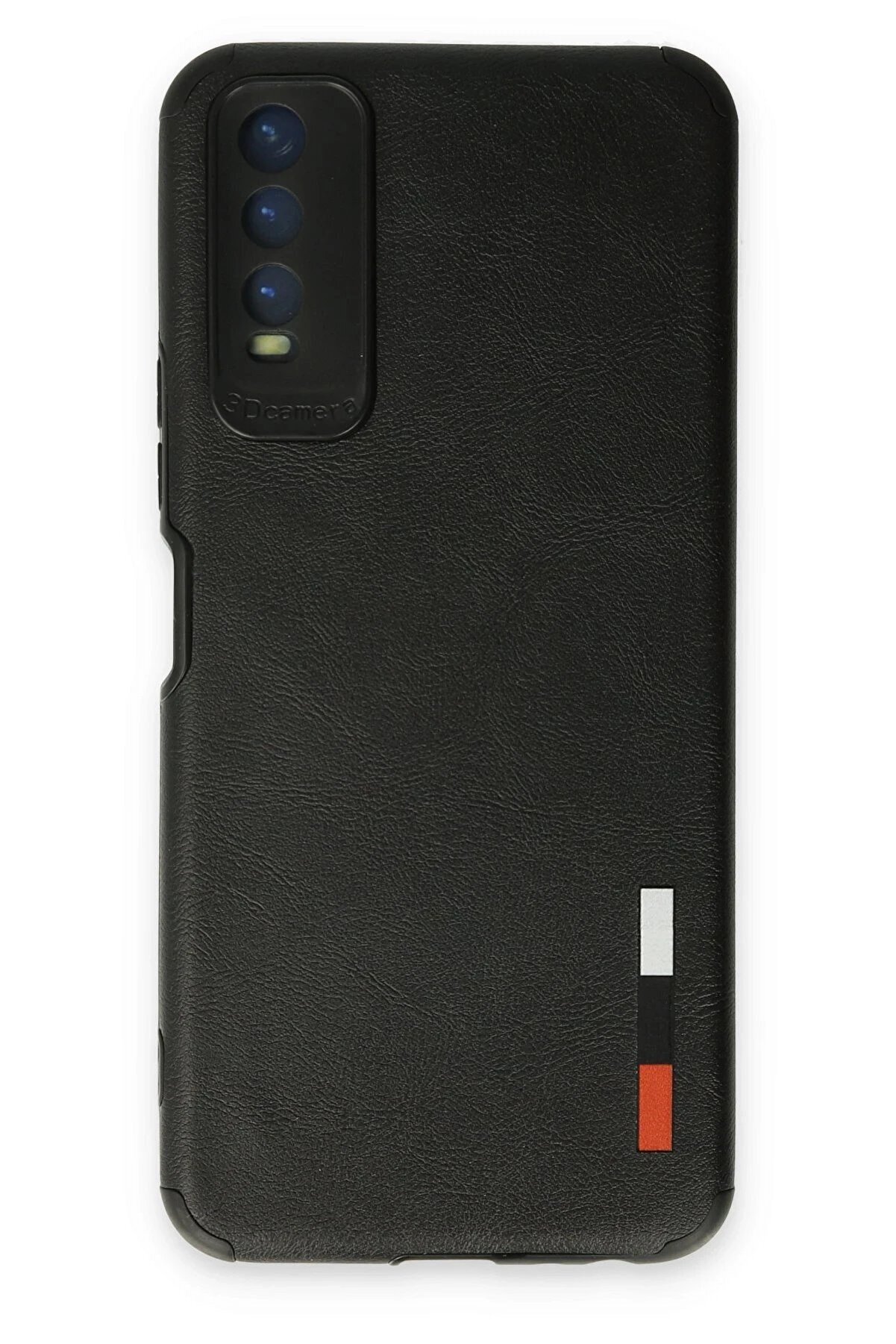 CepteToptan Vivo Y11S Kılıf Loop Deri Silikon - Siyah - DROPX7066-6998