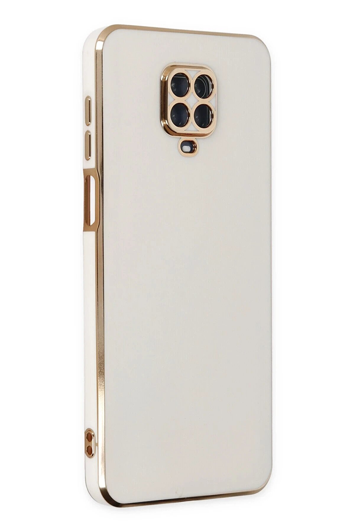 CepteToptan Xiaomi Redmi Note 9 Pro Kılıf Volet Silikon - Beyaz - DROPX5759-7895