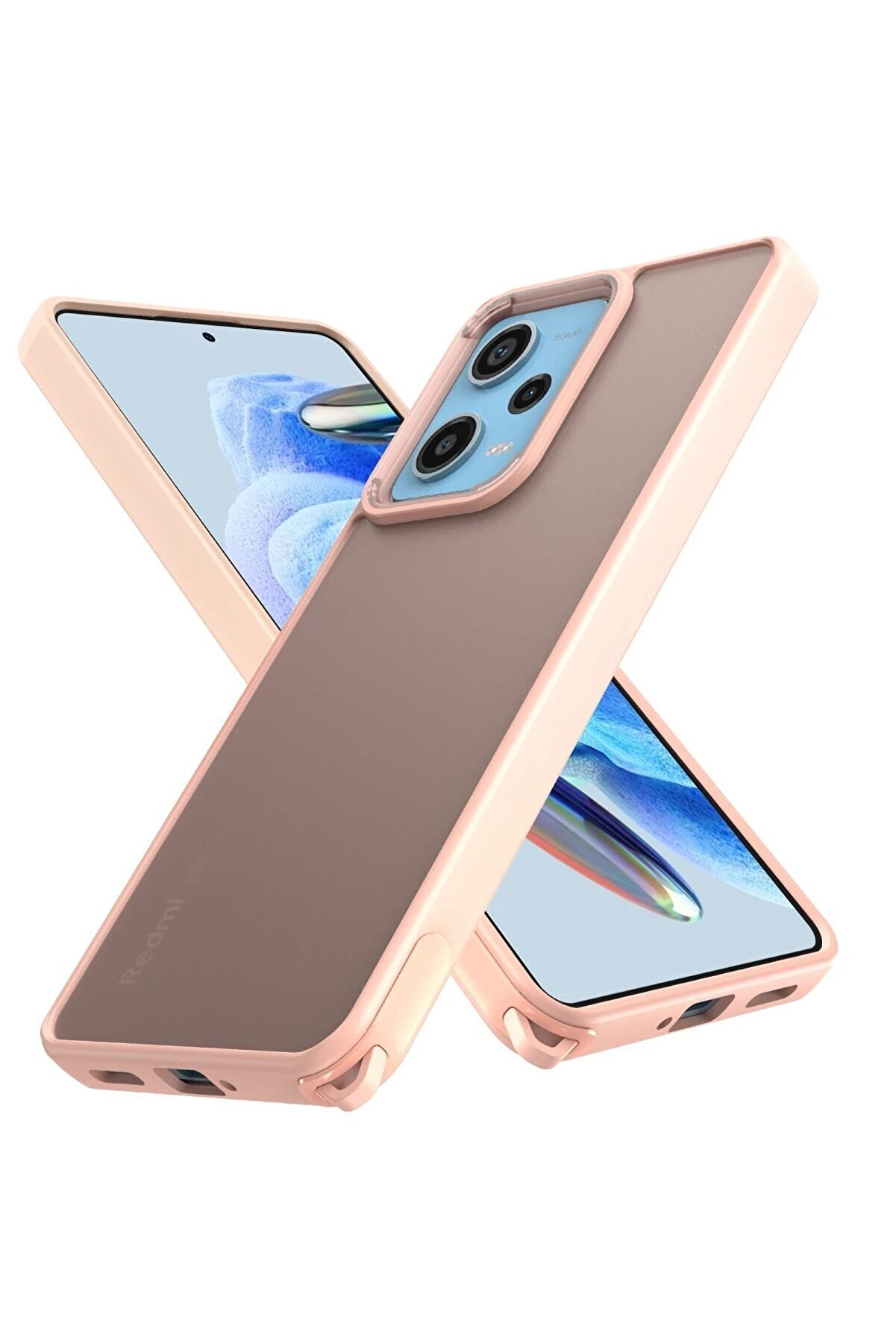 CepteToptan Xiaomi Redmi 13 4G Kılıf Elegant Kapak - Pudra - DROPX2239-3525