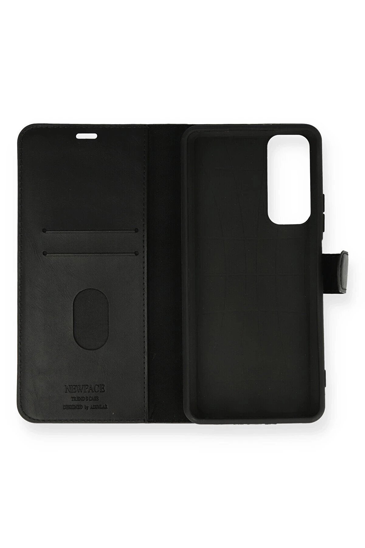 CepteToptan Huawei P Smart 2021 Kılıf Trend S Plus Kapaklı Kılıf - Siyah - DROPX5882-5318