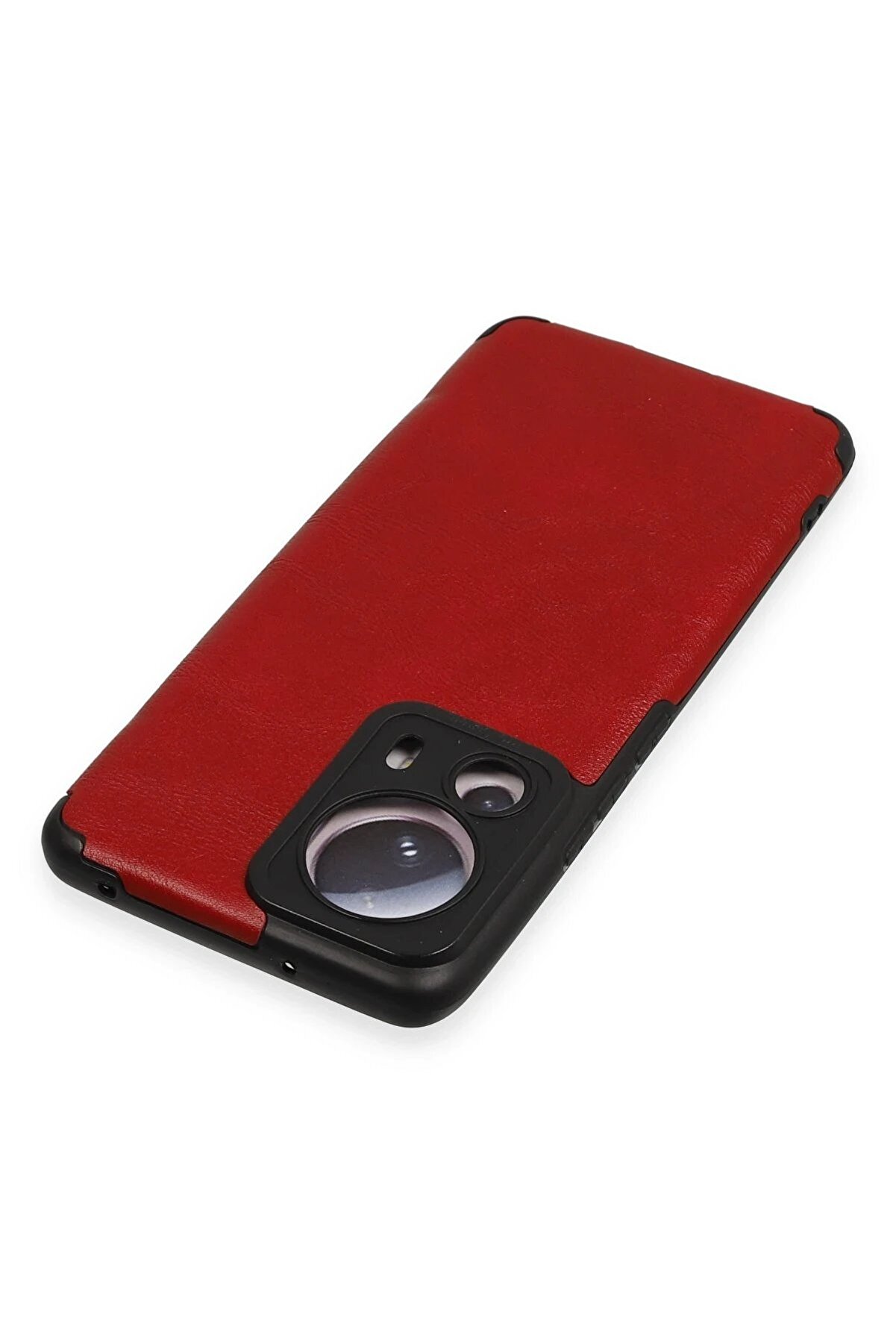 Xi̇aomi̇ Mi̇ 13 Li̇te Kılıf Loop Deri̇ Si̇li̇kon - Kırmızı - Dropx6723-2055