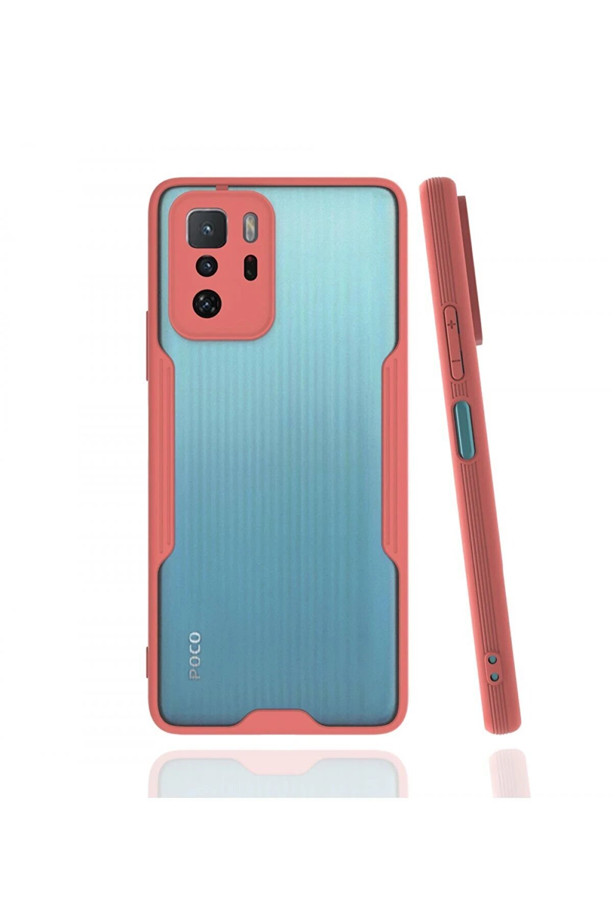 CepteToptan Xiaomi Poco X3 GT Kılıf Platin Silikon - Pembe - DROPX7284-2632