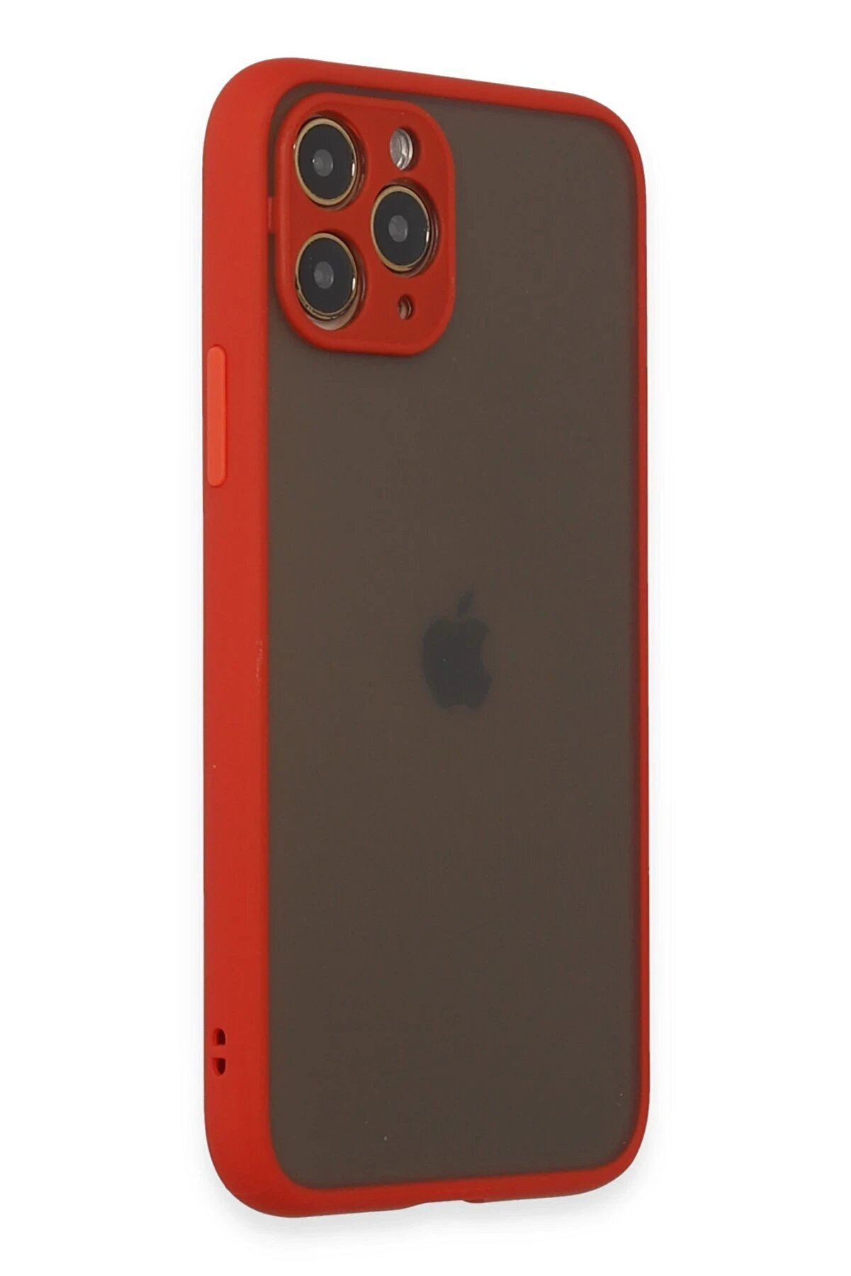 İphone 11 Pro Kılıf Montreal Si̇li̇kon Kapak - Kırmızı - Dropx2986-3919