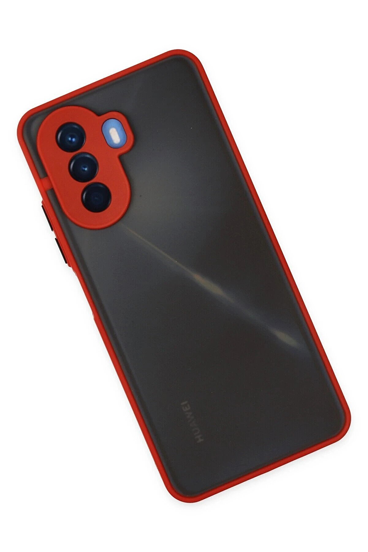 Huawei̇ Nova Y70 Kılıf Montreal Si̇li̇kon Kapak - Kırmızı - Dropx3261-5529