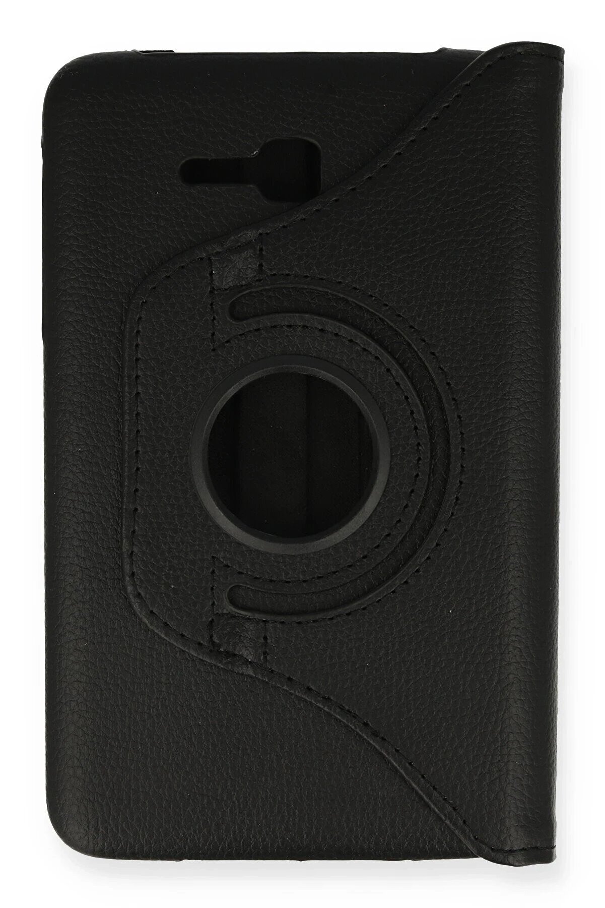 Samsung Galaxy T110 / T113 Tab 3 Li̇te 7 Kılıf 360 Tablet Deri̇ Kılıf - Si̇yah - Dropx4402-4335