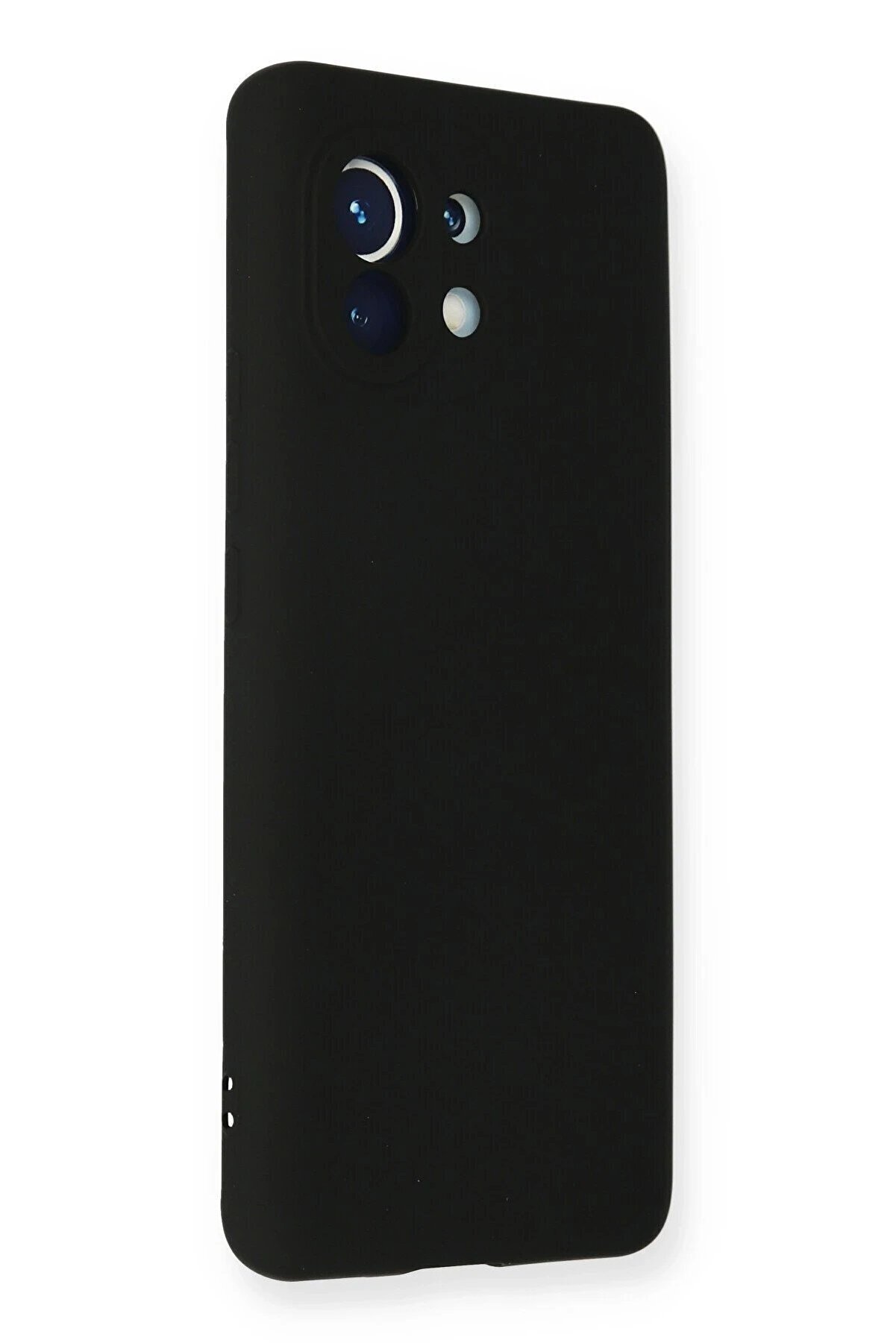 Xi̇aomi̇ Mi̇ 11 Kılıf Nano İ&ccedil;i̇ Kadi̇fe Si̇li̇kon - Si̇yah - Dropx8192-7057