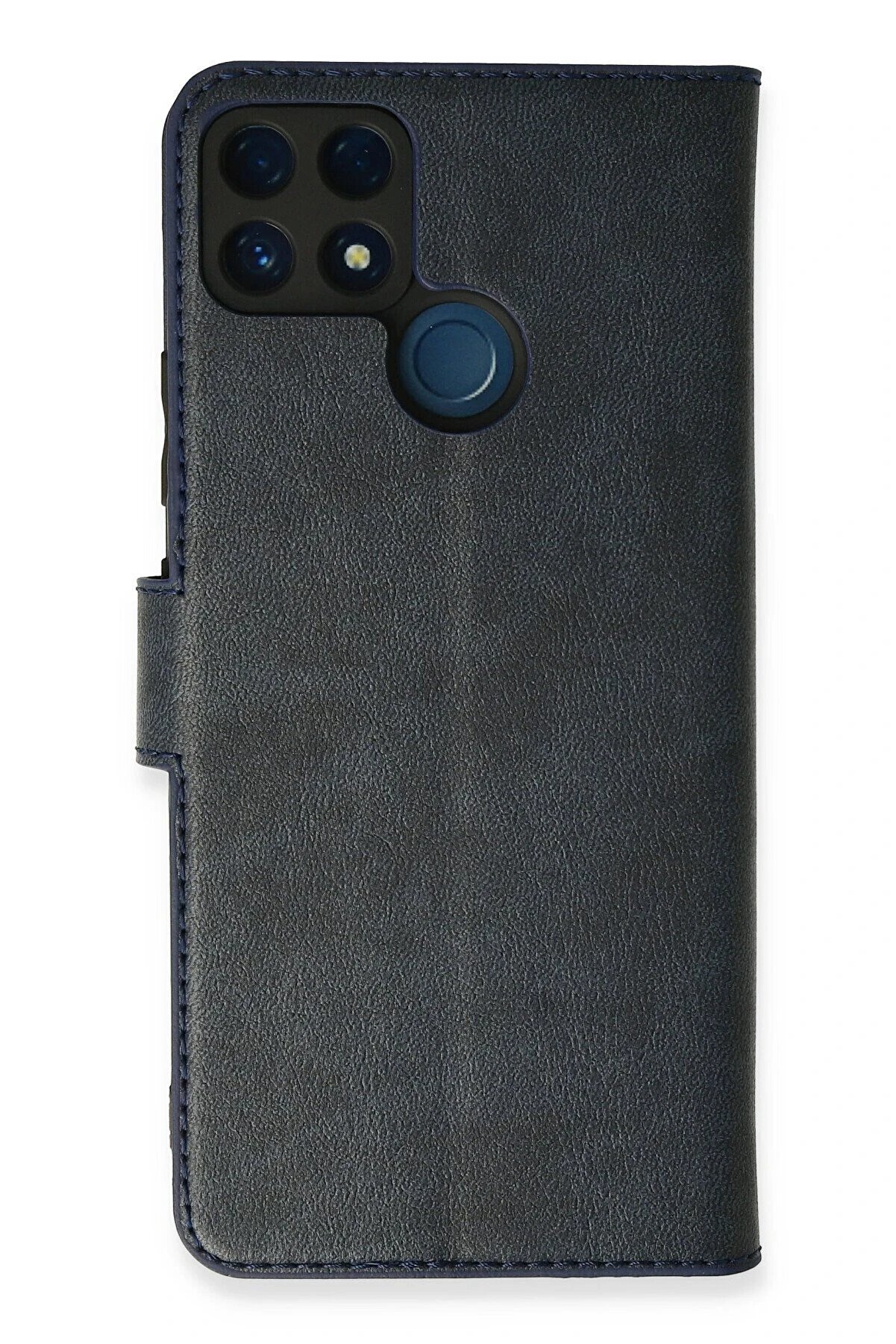 CepteToptan Realme C25 Kılıf Trend S Plus Kapaklı Kılıf - Lacivert - DROPX5564-3856