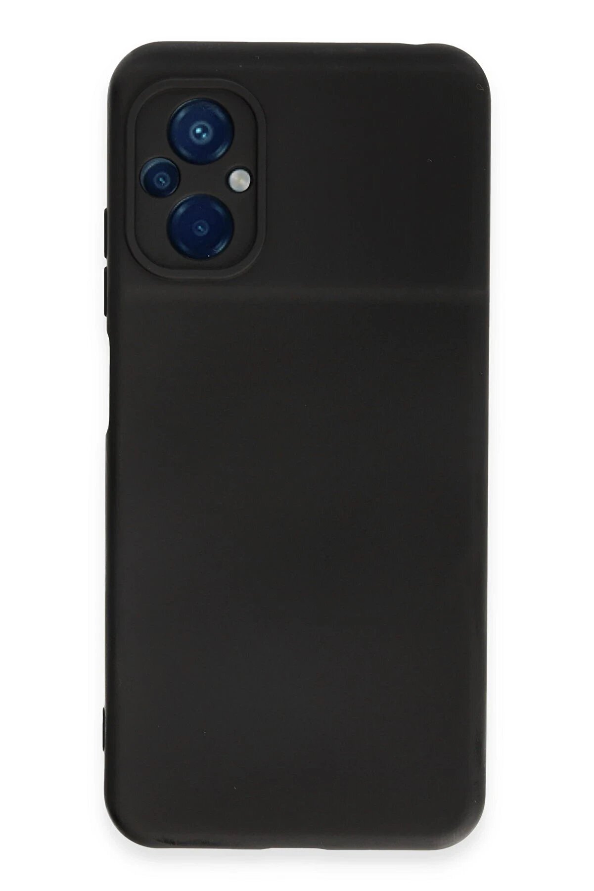 CepteToptan Xiaomi Poco M5 Kılıf Nano içi Kadife Silikon - Siyah - DROPX6225-9842