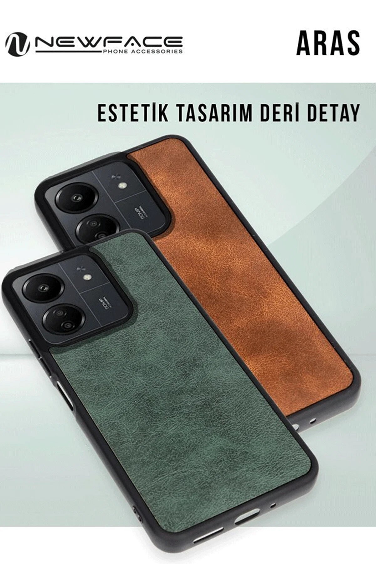CepteToptan Samsung Galaxy A26 Kılıf Aras Deri Kapak - Kırmızı - DROPX5062-9998