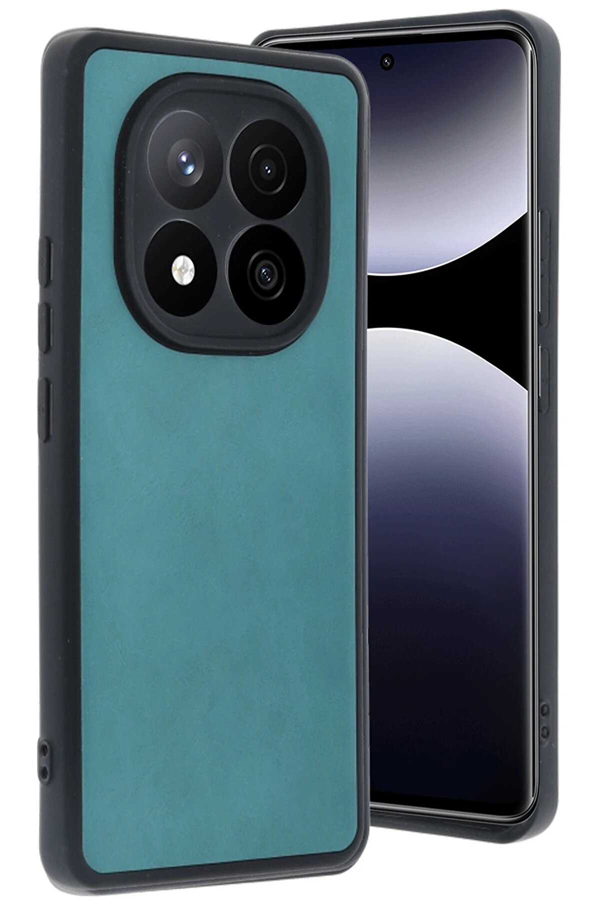 CepteToptan Xiaomi Redmi Note 14 Pro 5G Kılıf Aras Deri Kapak - Açık Yeşil - DROPX3986-9666