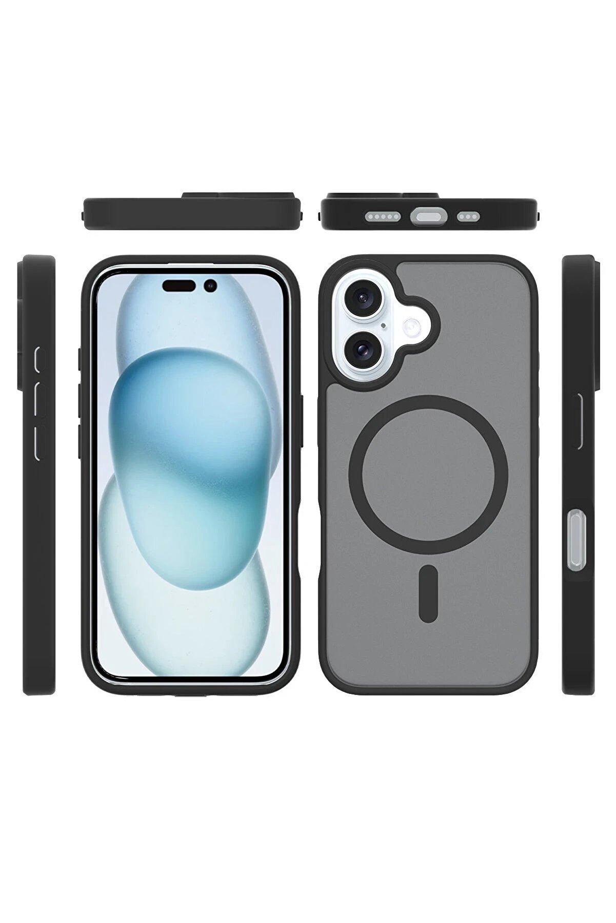 CepteToptan iPhone 16 Plus Jota Magsafe Kapak - Lacivert - DROPX7320-9976