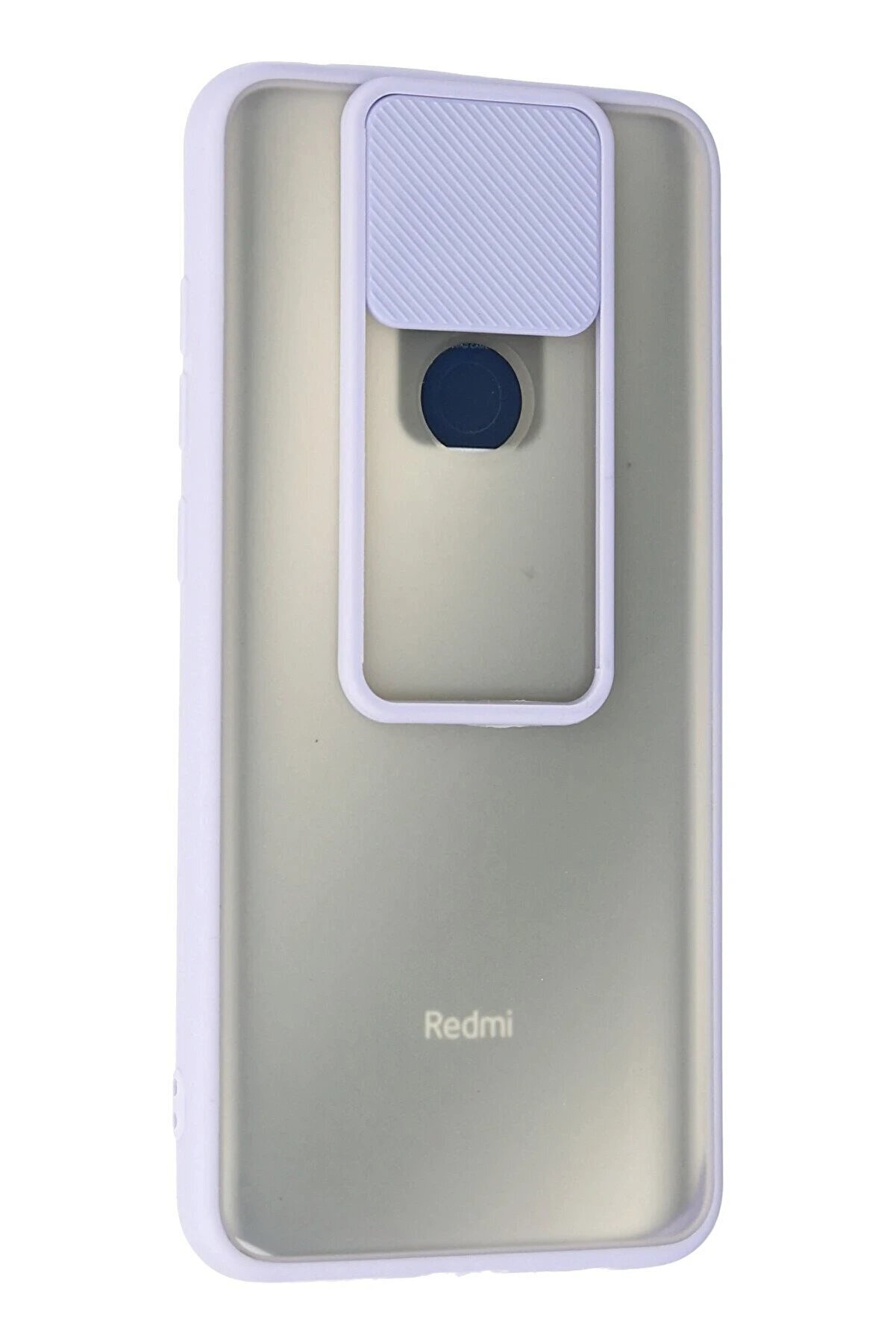 Xi̇aomi̇ Redmi̇ Note 9 Kılıf Palm Buzlu Kamera Sürgülü Si̇li̇kon - Li̇la - Dropx2520-6503