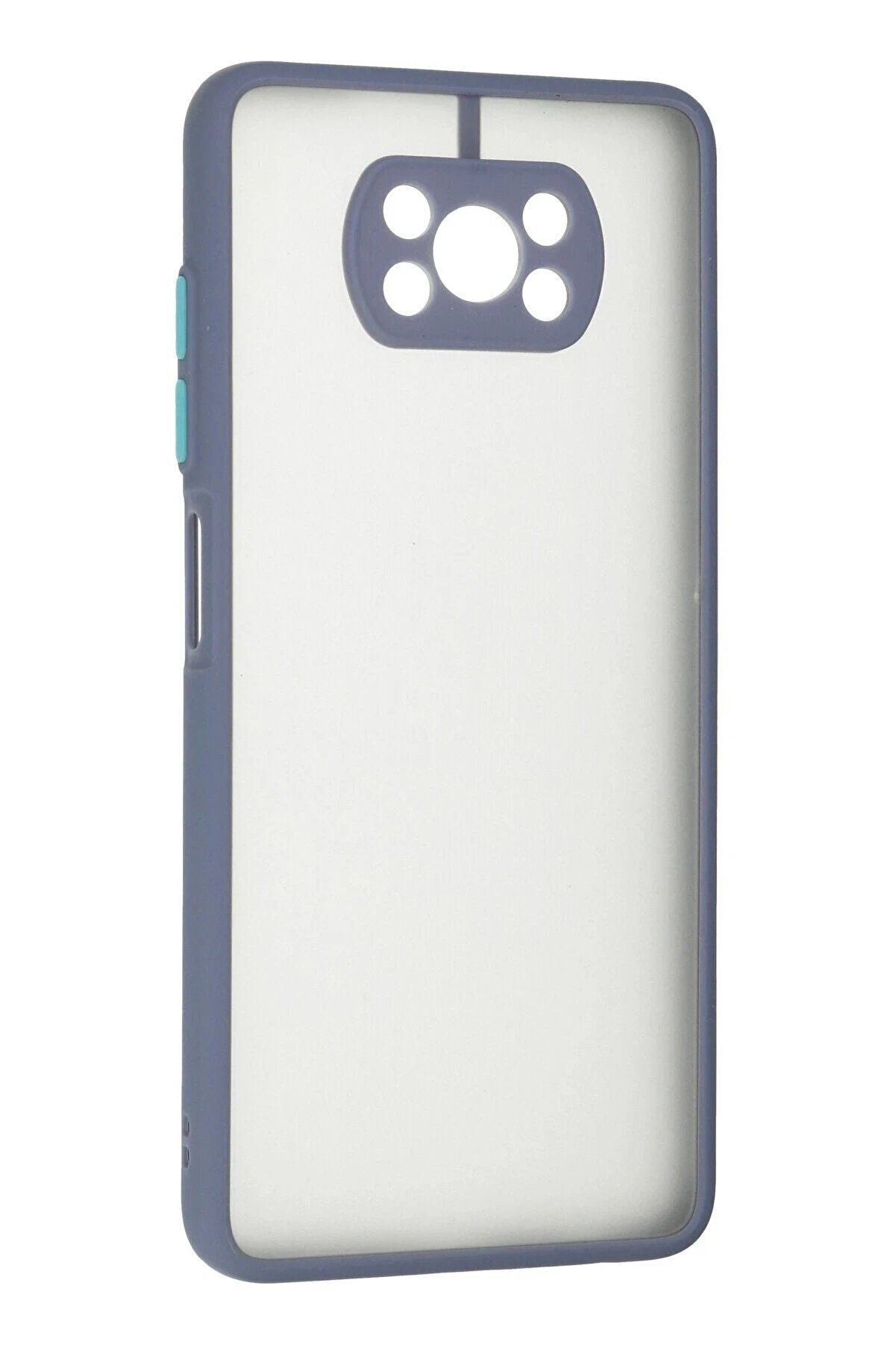 Xi̇aomi̇ Pocophone X3 Kılıf Montreal Si̇li̇kon Kapak - Gri̇ - Dropx8649-6453