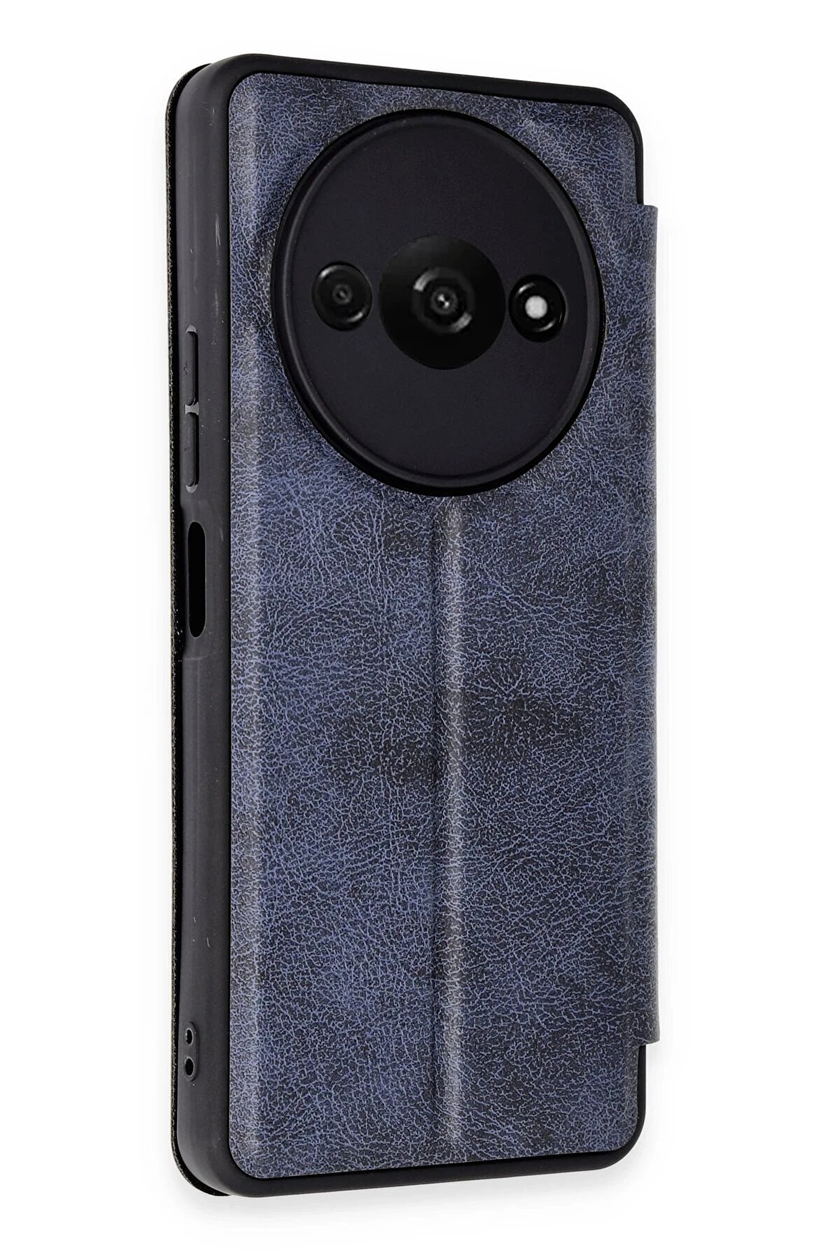 Xi̇aomi̇ Redmi̇ A3 4G Kılıf Fli̇p Cover - Laci̇vert - Dropx7295-7119