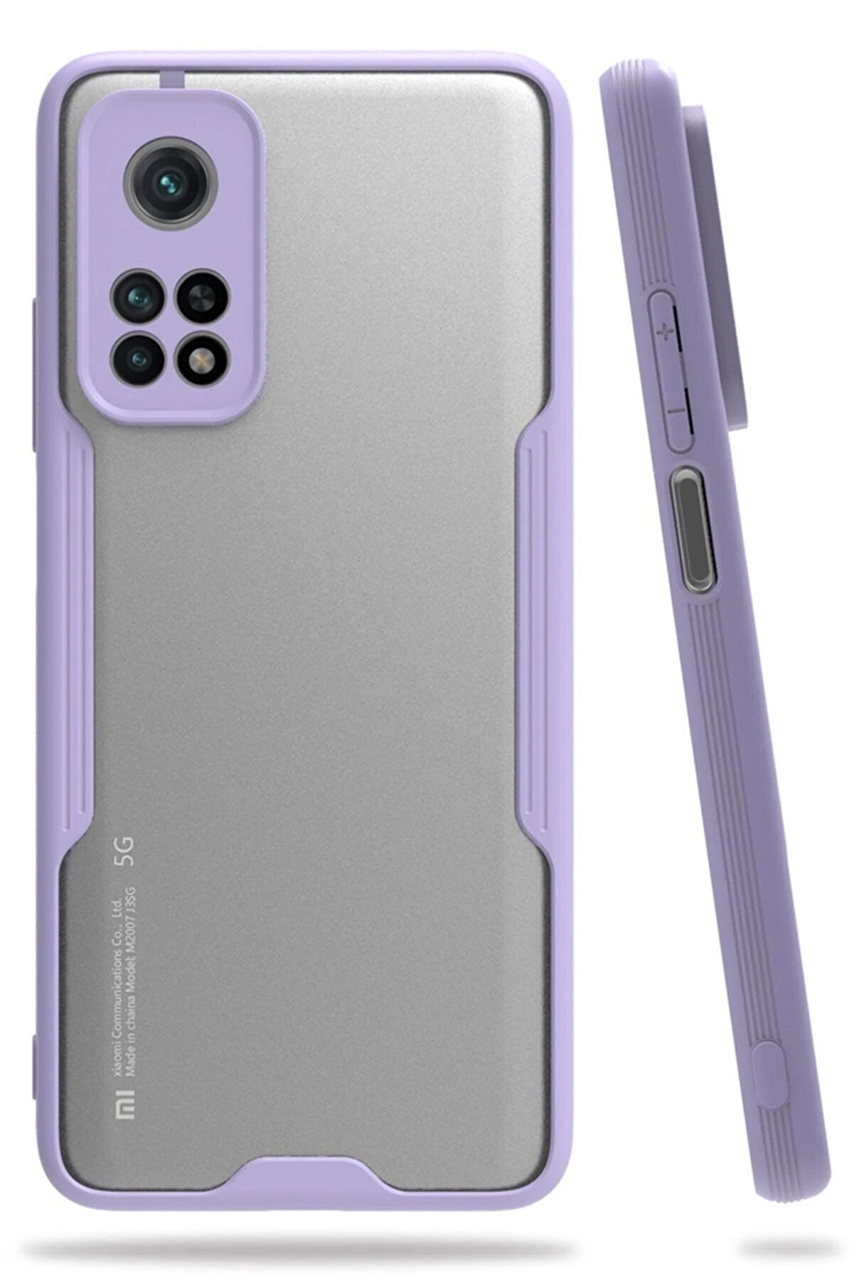 CepteToptan Xiaomi Mi 10T Pro Kılıf Platin Silikon - Lila - DROPX7520-6863