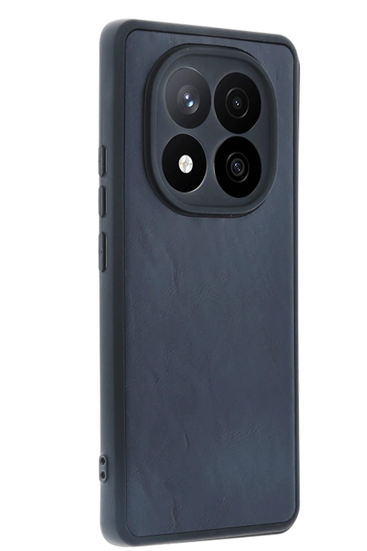 CepteToptan Xiaomi Redmi Note 14 Pro 5G Kılıf Aras Deri Kapak - Lacivert - DROPX1810-5292