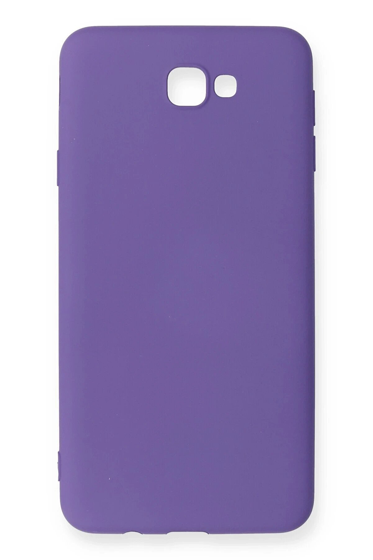 CepteToptan Samsung Galaxy J7 Prime Kılıf Nano içi Kadife Silikon - Mor - DROPX5747-8364