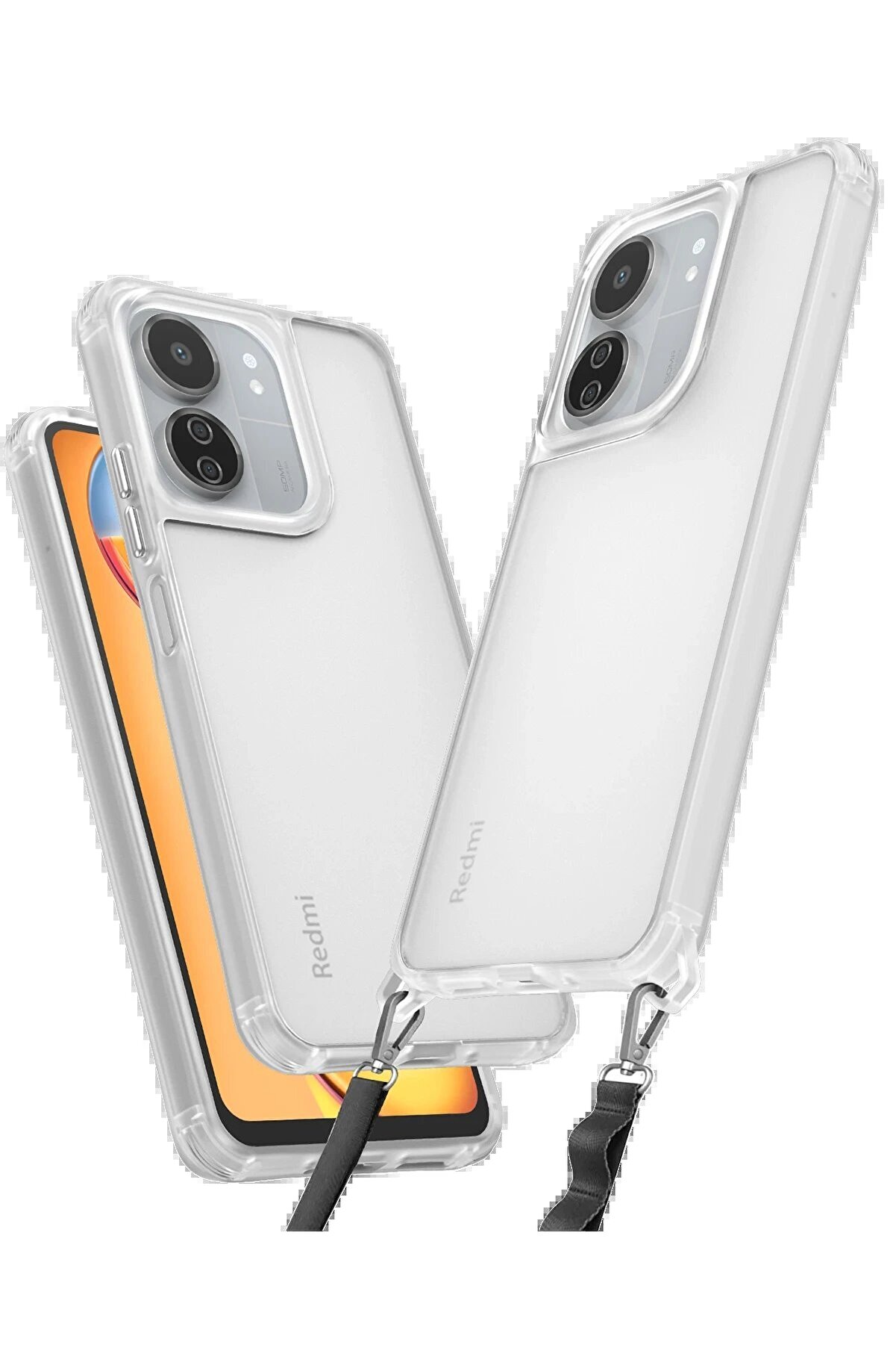 CepteToptan Xiaomi Redmi 13C Kılıf Penta Silikon Kılıf - Şeffaf - DROPX9361-6951