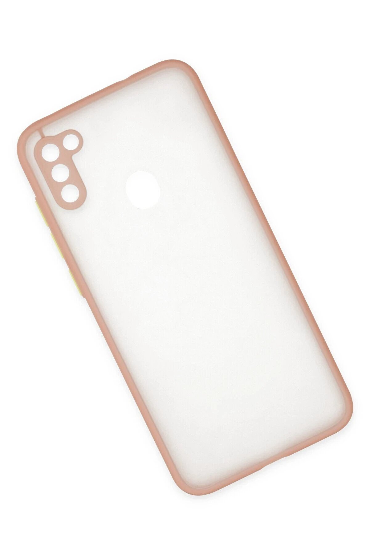 Samsung Galaxy A11 Kılıf Montreal Si̇li̇kon Kapak - Pembe - Dropx6310-5021