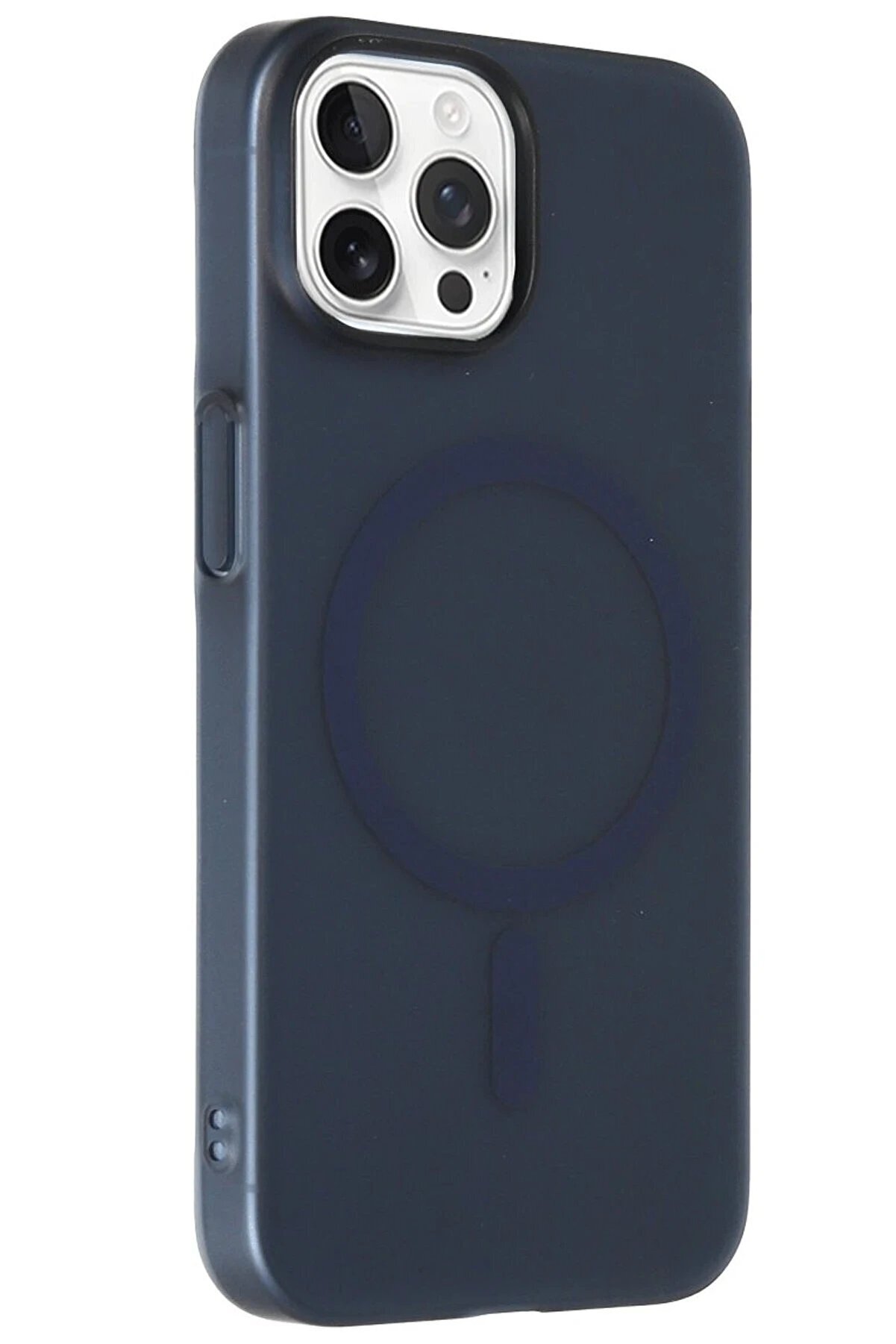 CepteToptan iPhone 14 Pro Max Tuna PC Slim Magsafe Kapak - Lacivert - DROPX6701-8317