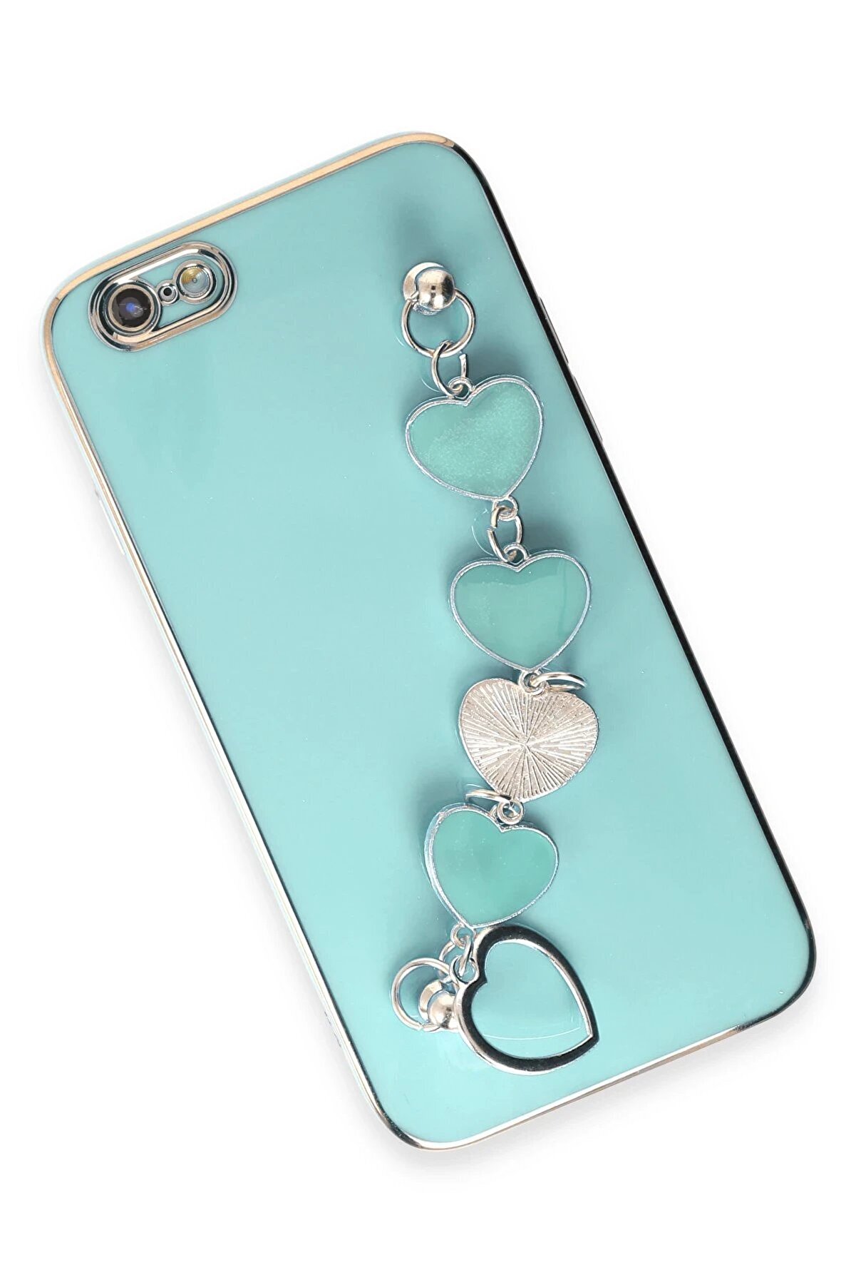 İphone 6 Kılıf Esi̇la Si̇li̇kon - Su Yeşi̇li̇ - Dropx8449-9668