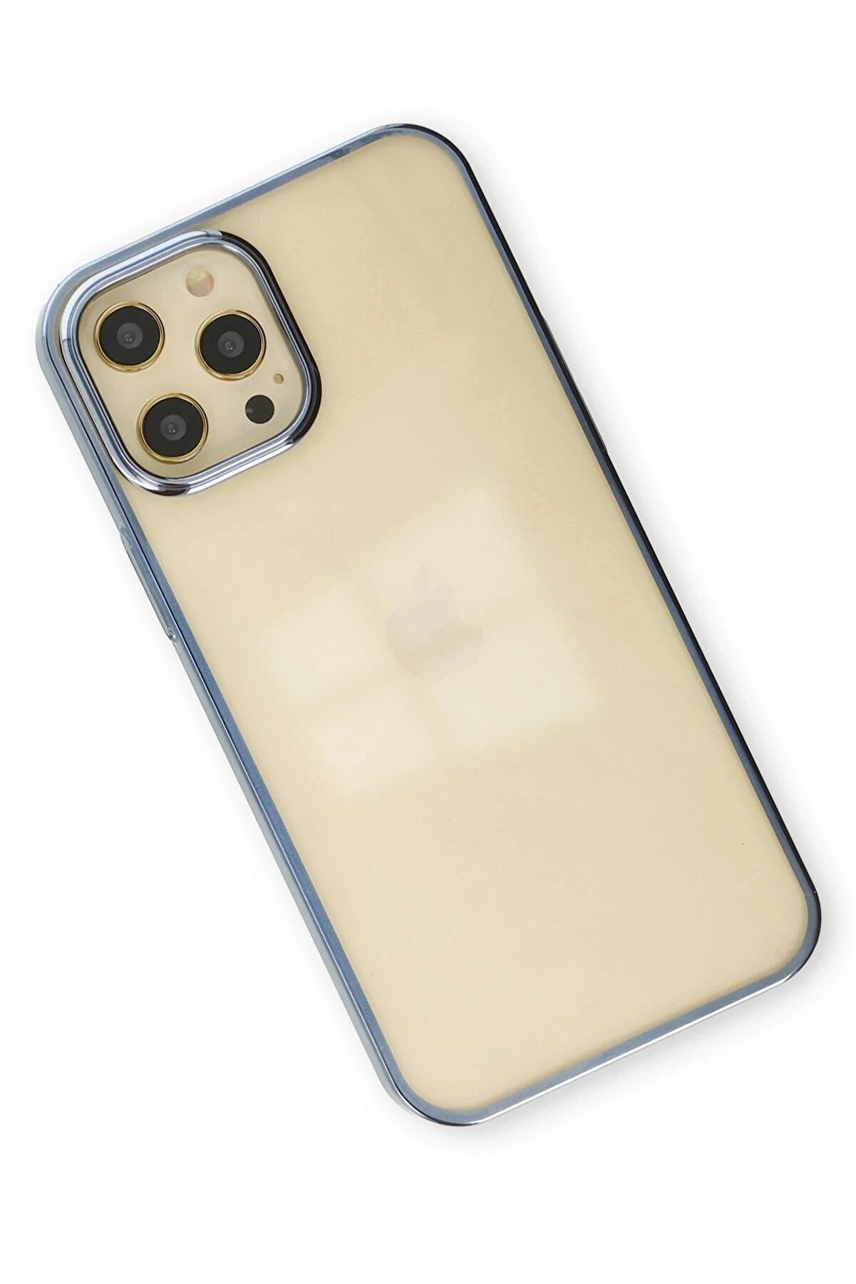 İphone 12 Pro Max Kılıf Element Si̇li̇kon - Mavi̇ - Dropx2028-4093