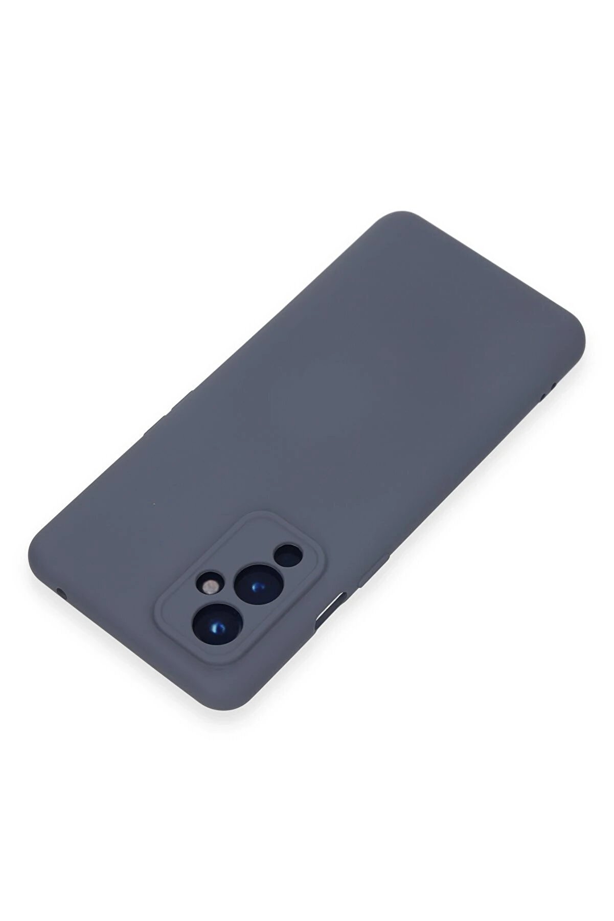 One Plus 9 Kılıf Nano İçi̇ Kadi̇fe Si̇li̇kon - Gri̇ - Dropx4872-9612