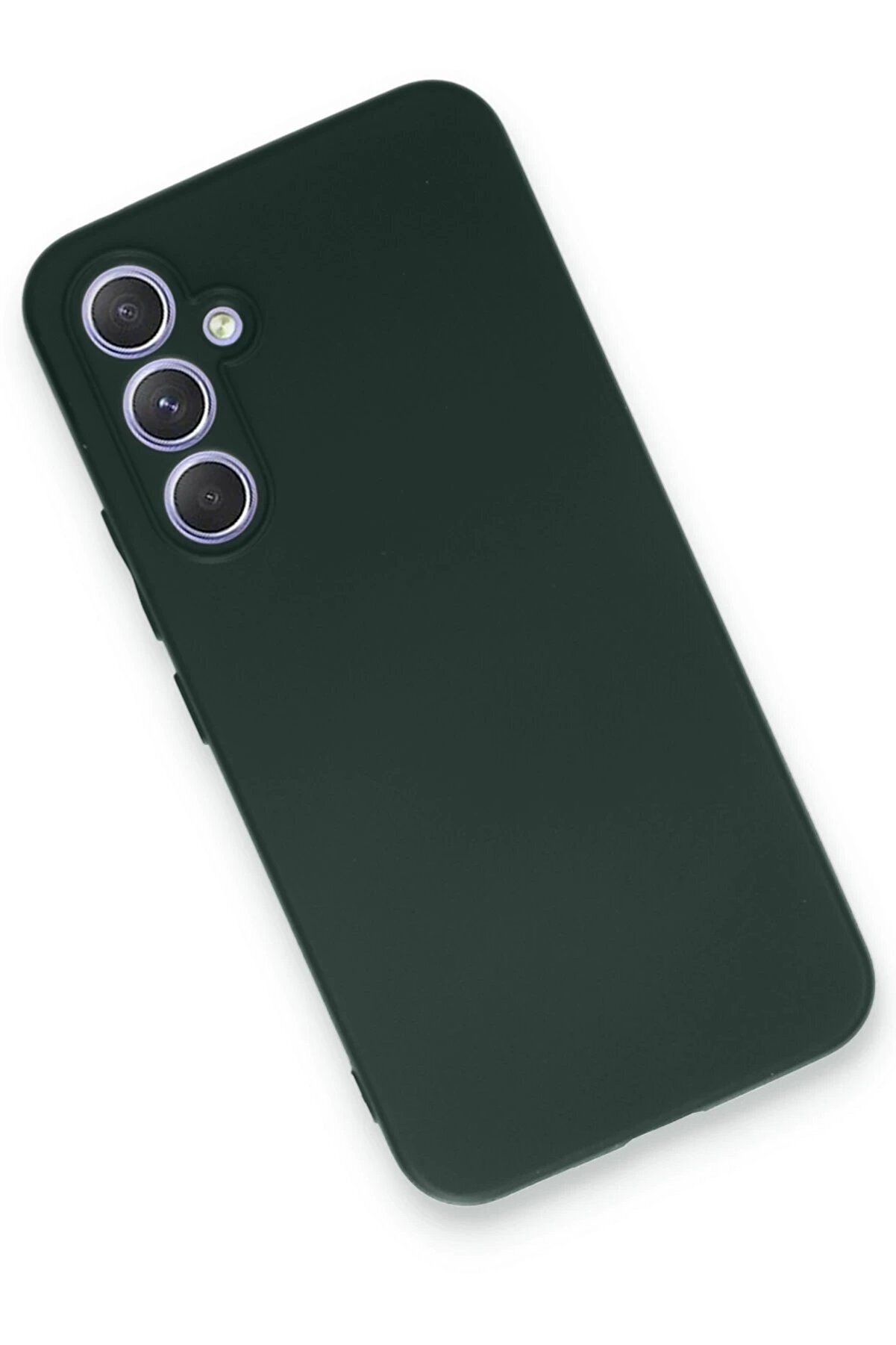 Samsung Galaxy A54 5G Kılıf Fi̇rst Si̇li̇kon - Koyu Yeşi̇l - Dropx4038-5657