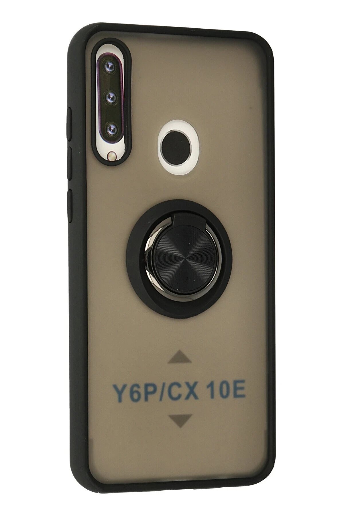 Huawei̇ Y6P Kılıf Montreal Y&uuml;z&uuml;kl&uuml; Si̇li̇kon Kapak - Si̇yah - Dropx2459-7626