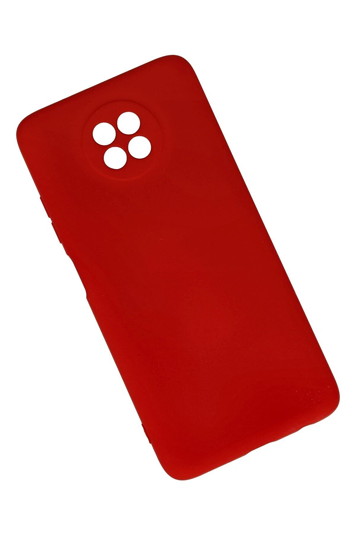 Xi̇aomi̇ Redmi̇ Note 9 5G Kılıf Nano İçi̇ Kadi̇fe Si̇li̇kon - Kırmızı - Dropx1774-6333