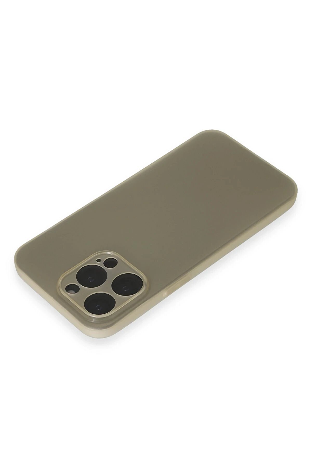 İphone 15 Pro Max Kılıf Si̇li̇kon - Gold - Dropx1797-6191