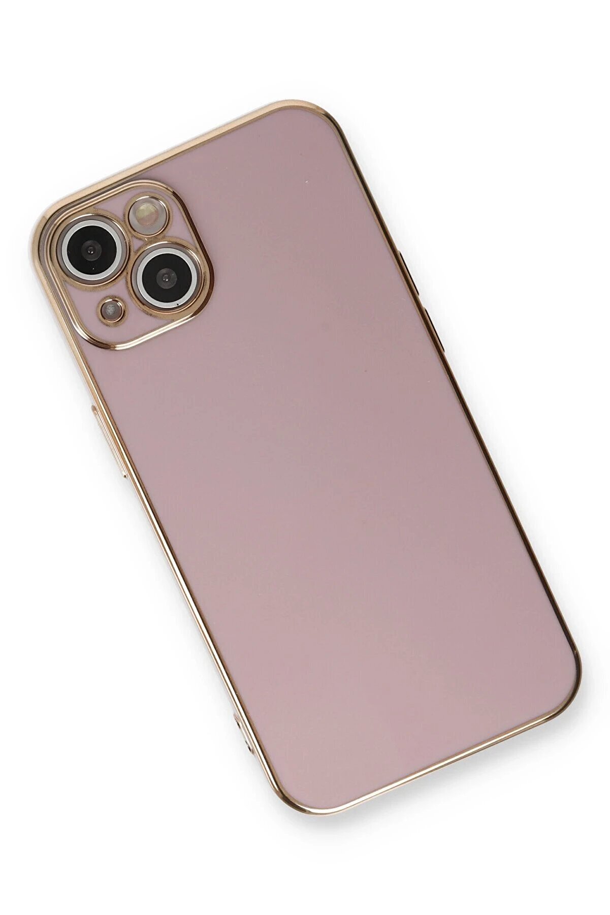 İphone 13 Kılıf Volet Si̇li̇kon - Mor - Dropx6819-3906