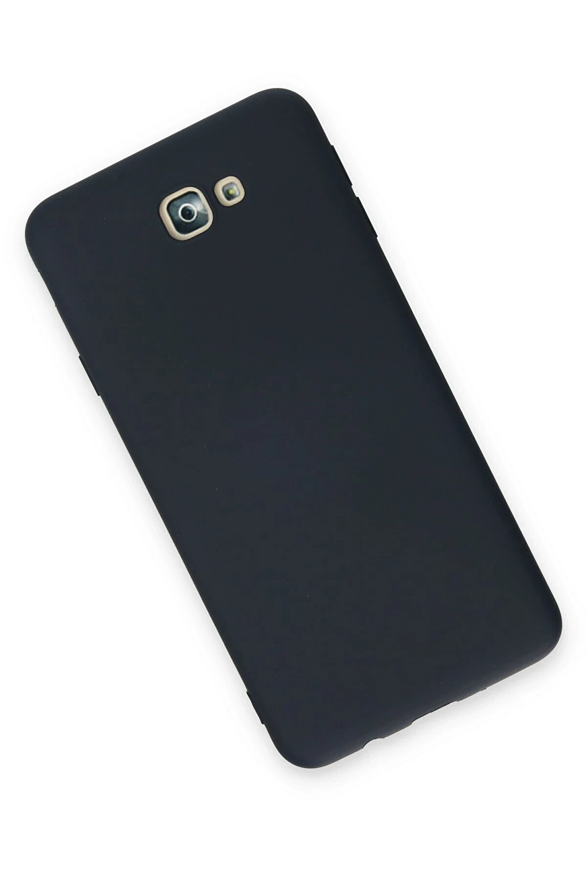 Samsung Galaxy J7 Pri̇me Kılıf Nano İçi̇ Kadi̇fe Si̇li̇kon - Laci̇vert - Dropx3232-8689