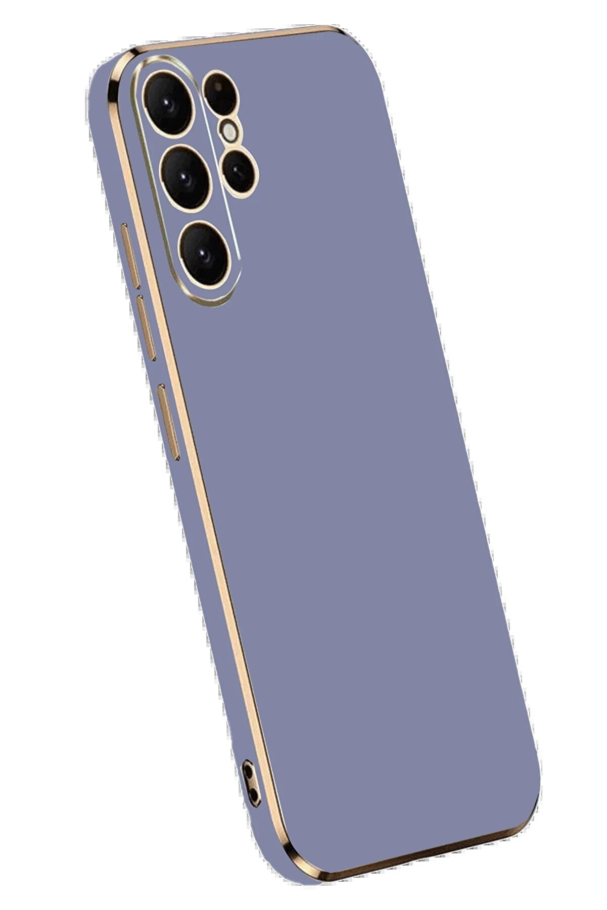 CepteToptan Samsung Galaxy S24 Ultra Kılıf Volet Silikon - Mavi - DROPX1292-9948