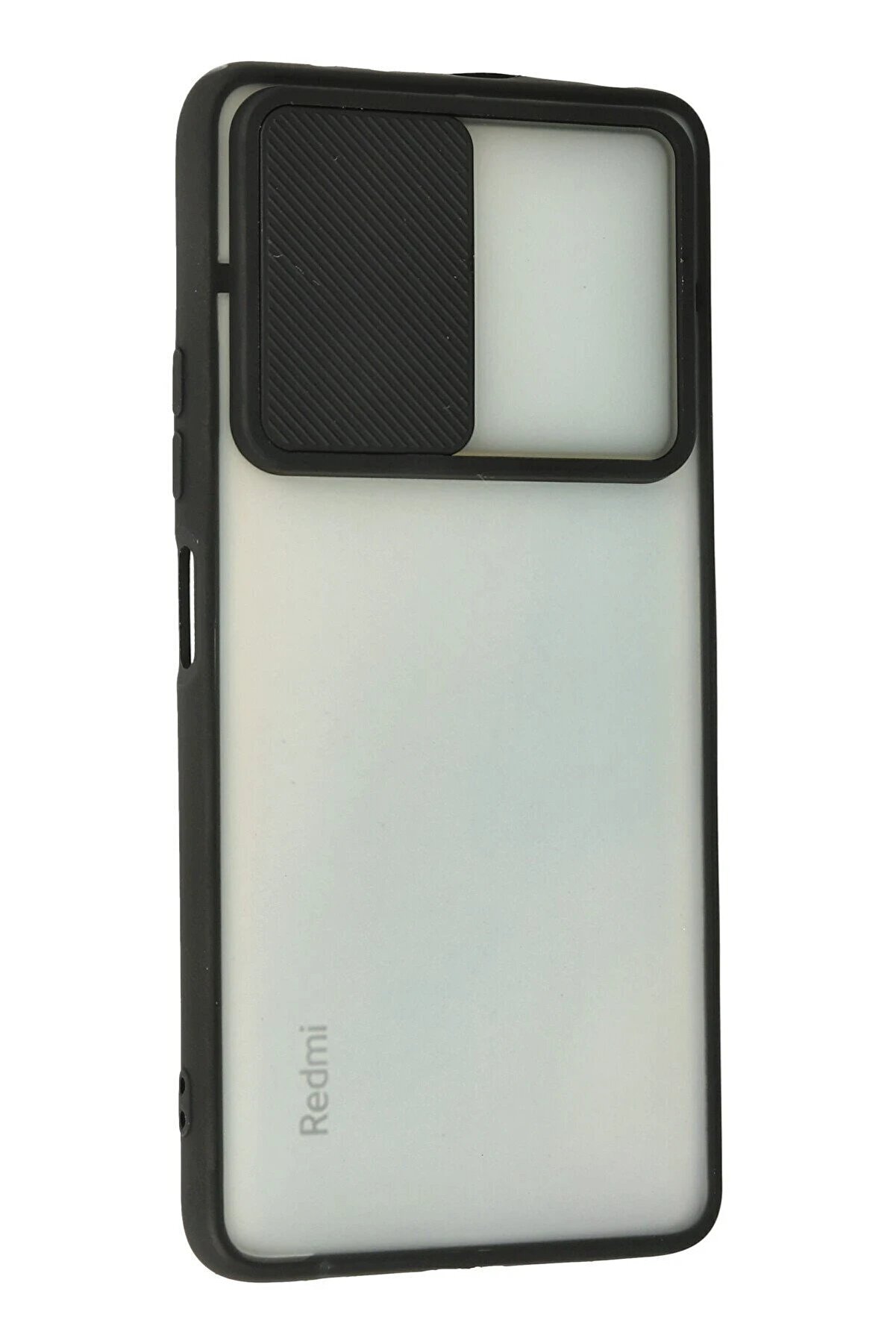 Xi̇aomi̇ Redmi̇ Note 10 Pro Kılıf Palm Buzlu Kamera Sürgülü Si̇li̇kon - Si̇yah - Dropx4862-9198