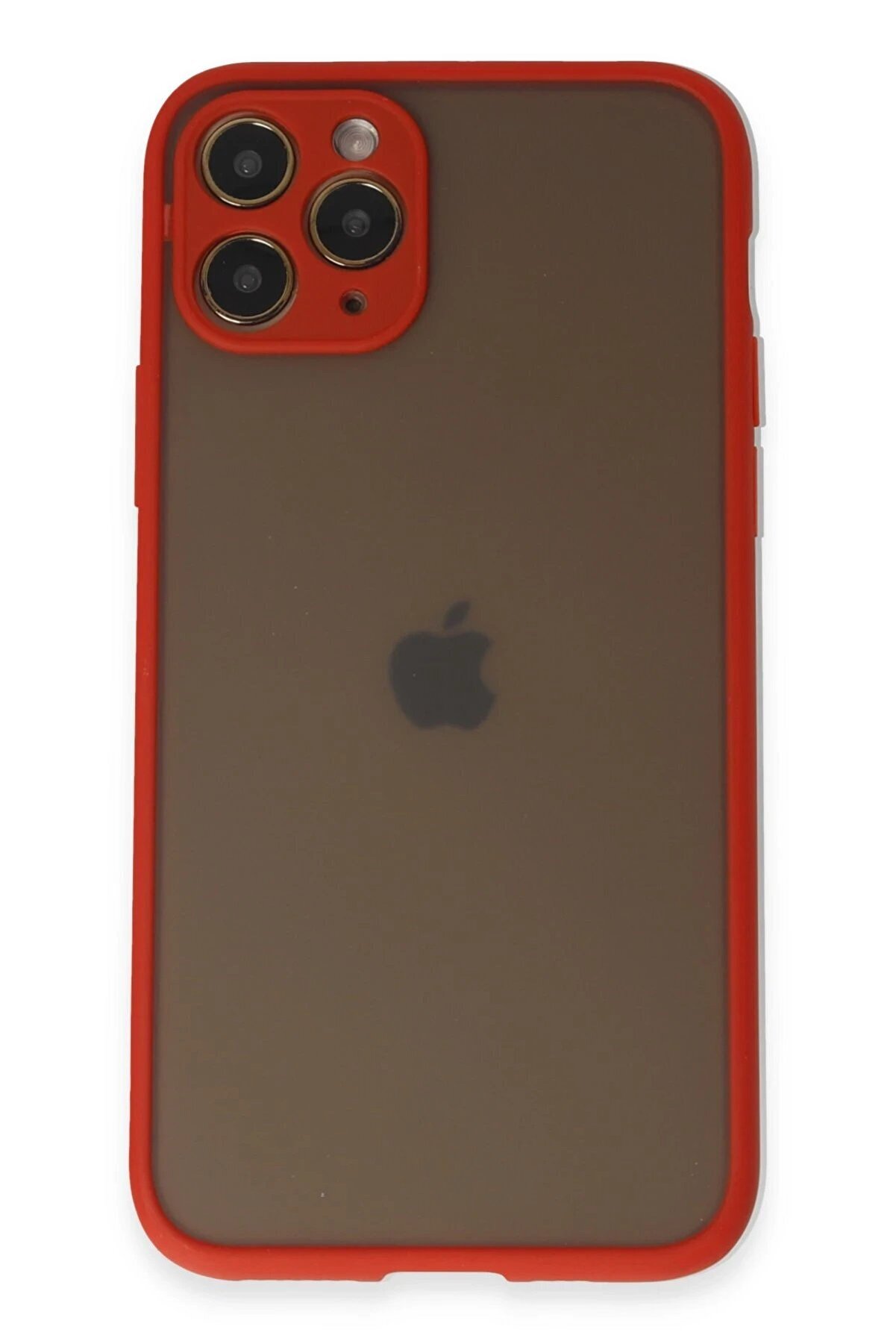CepteToptan iPhone 11 Pro Kılıf Montreal Silikon Kapak - Kırmızı - DROPX2986-3919