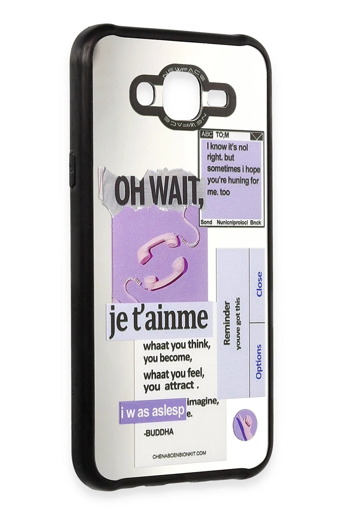 CepteToptan Samsung Galaxy J7 Kılıf Mirror Desenli Kapak - Mirror - 4 - DROPX1584-1505