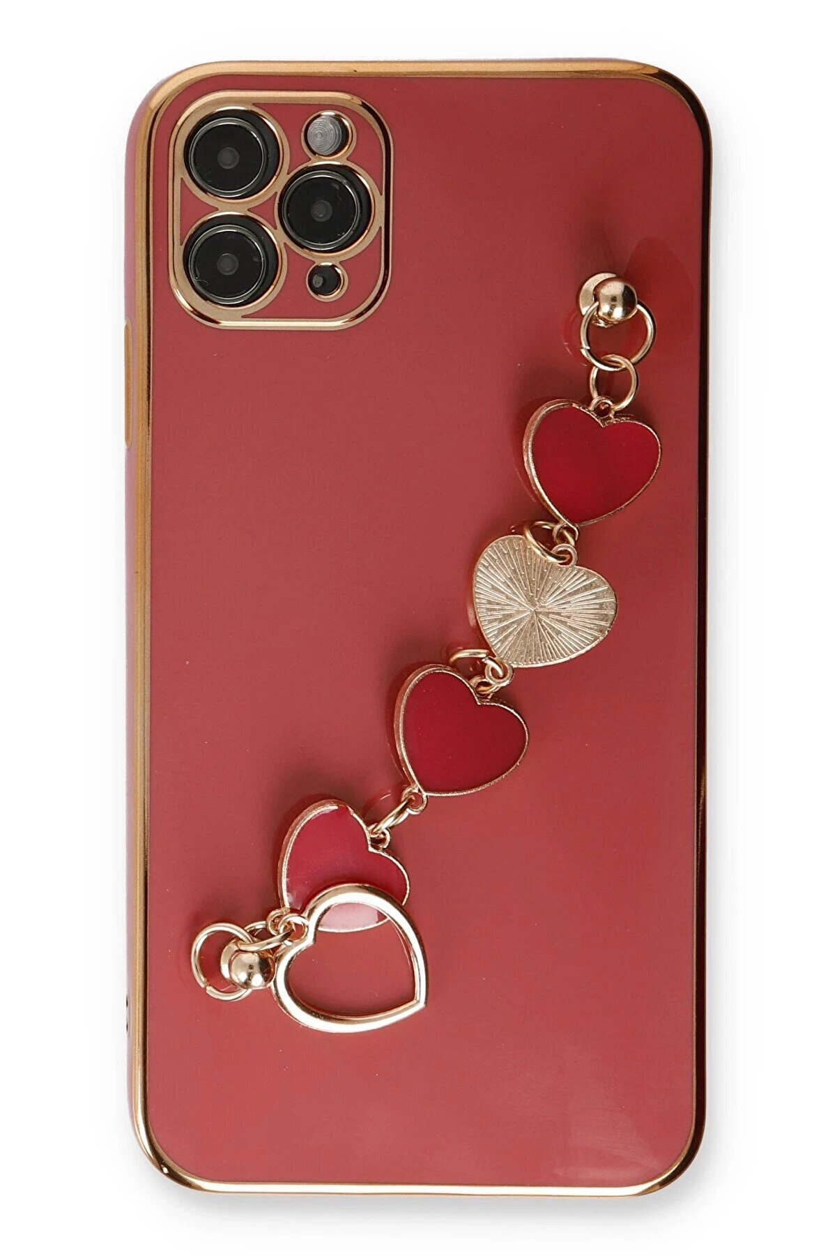 İphone 11 Pro Max Kılıf Esi̇la Si̇li̇kon - Kırmızı - Dropx9297-3119