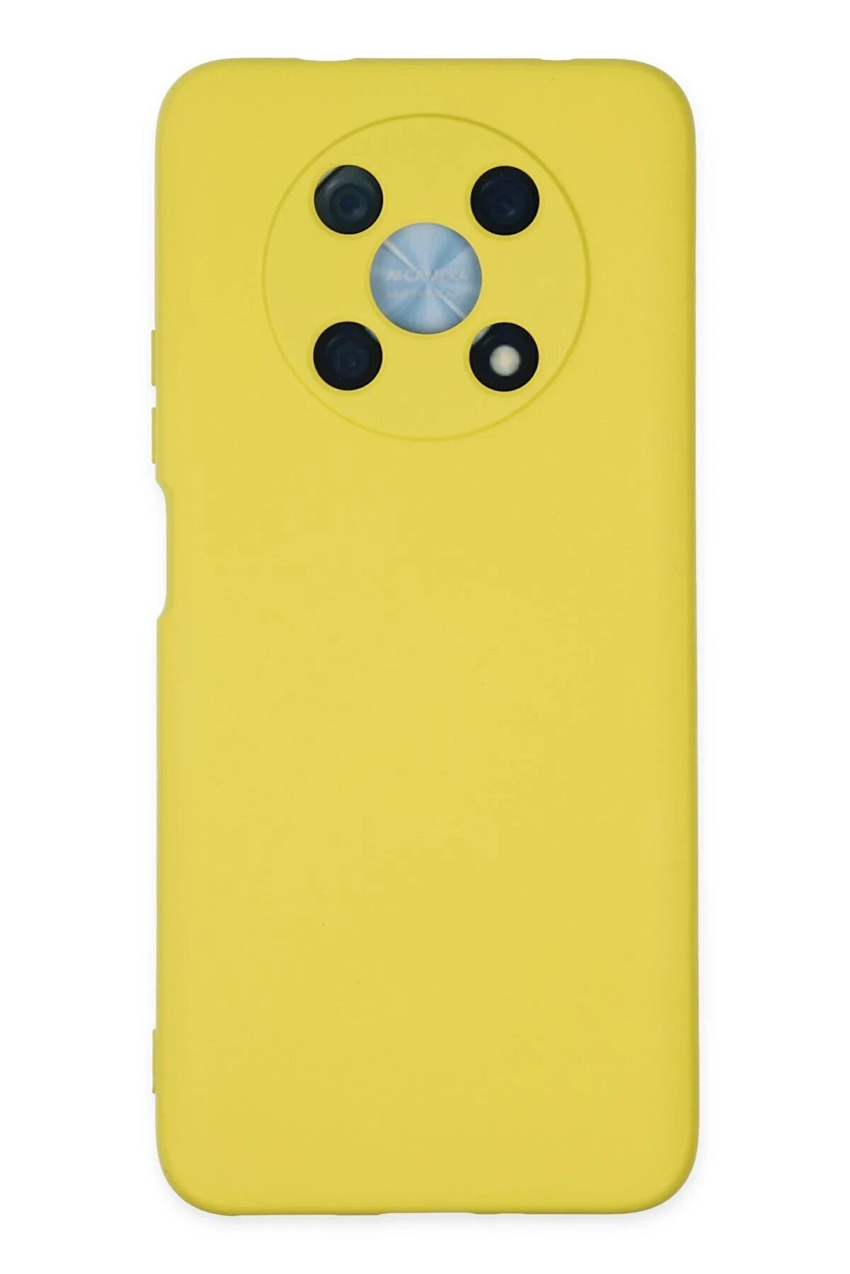 CepteToptan Huawei Nova Y90 Kılıf Nano içi Kadife Silikon - Sarı - DROPX8146-3690